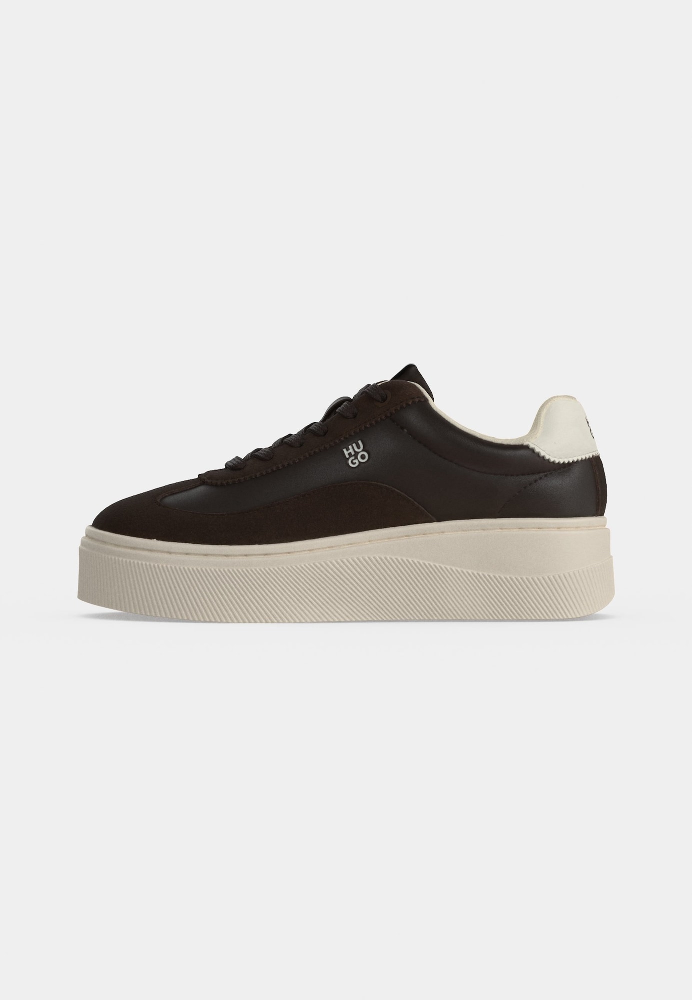 HUGO Sneaker low Lyzz maro închis