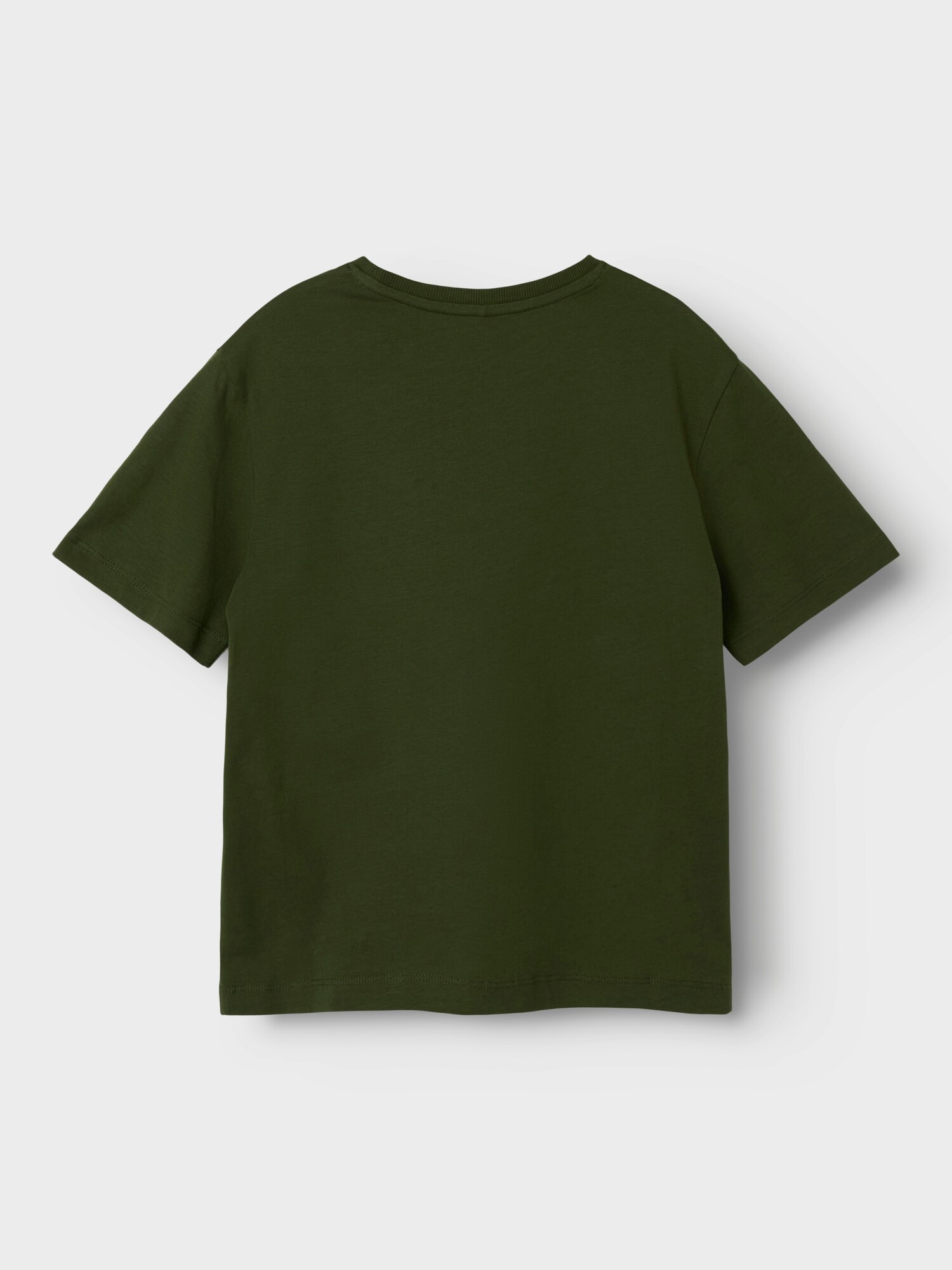 NAME IT Póló 'Brody'  sötétzöld / fehér termék 2. képe