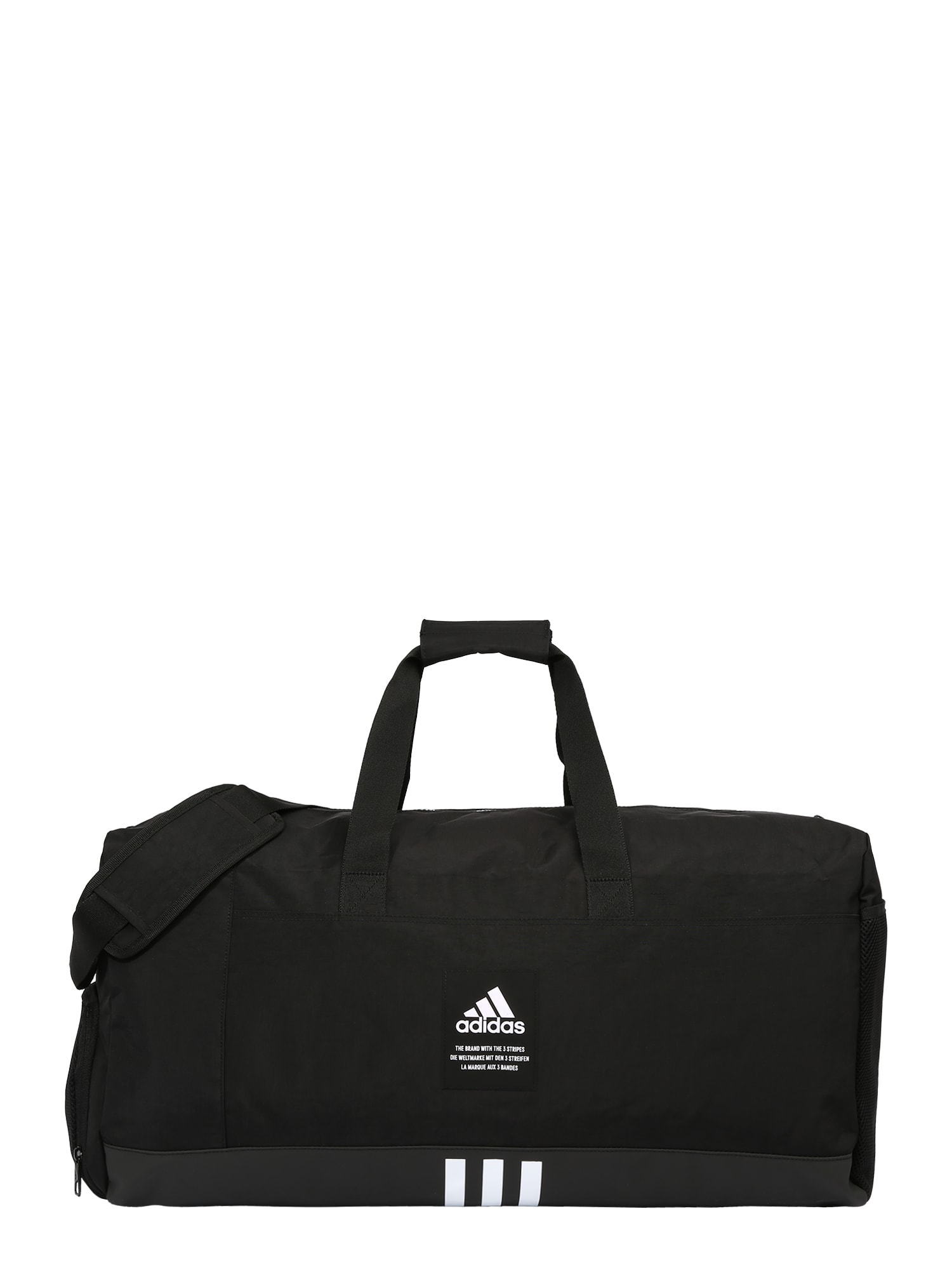 ADIDAS SPORTSWEAR Спортна чанта '4Athlts Large Duffel'  черно / бяло