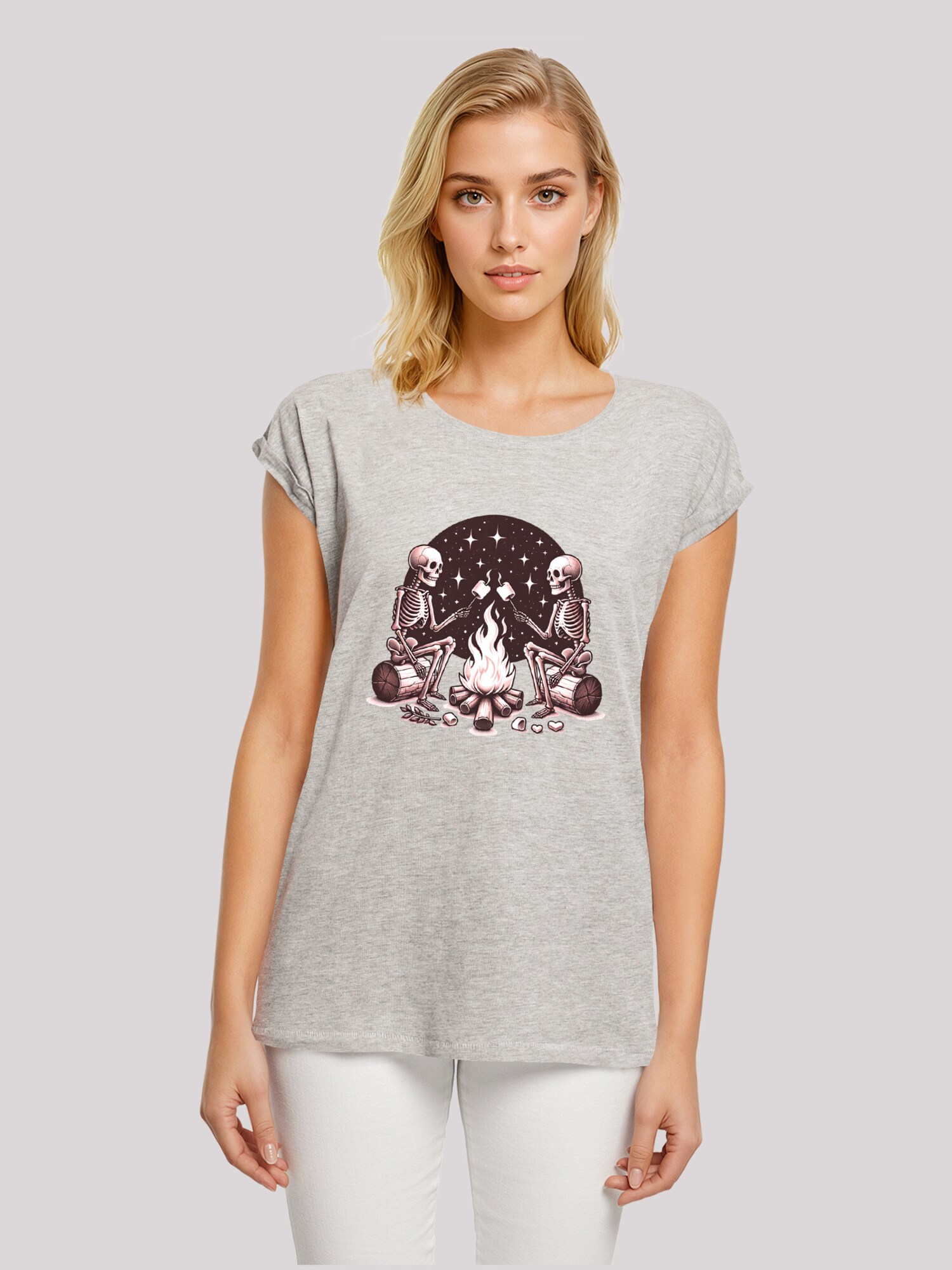 Thumbnail - F4NT4STIC T-Shirt Skelette Lagerfeuer Marshmallow