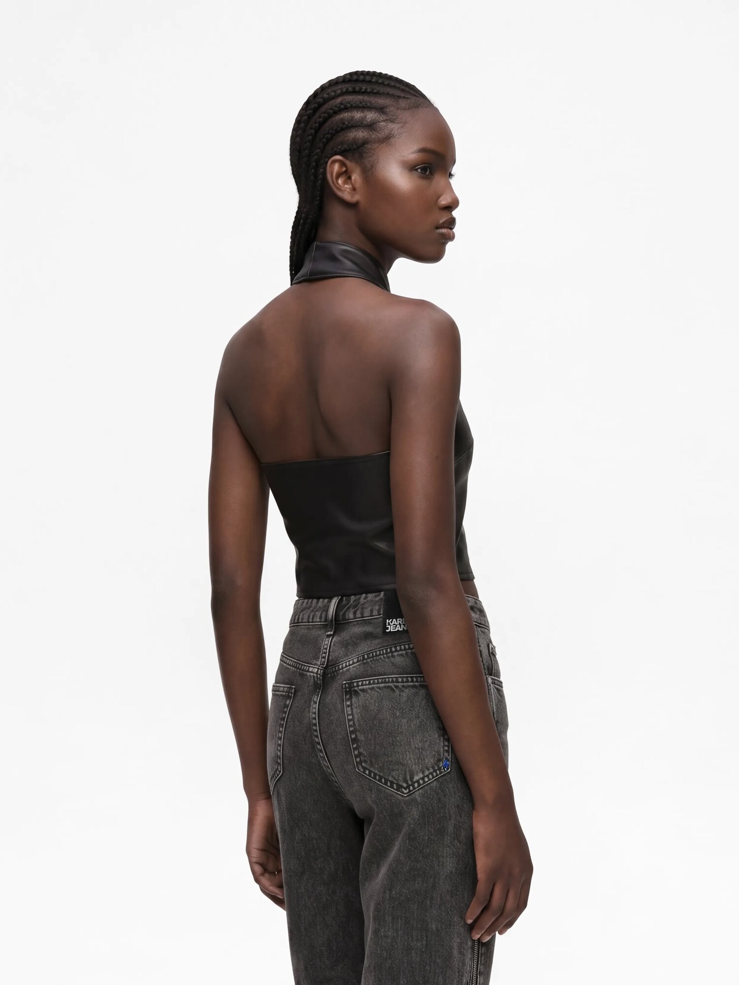 KARL LAGERFELD JEANS Top negro – imagen 4