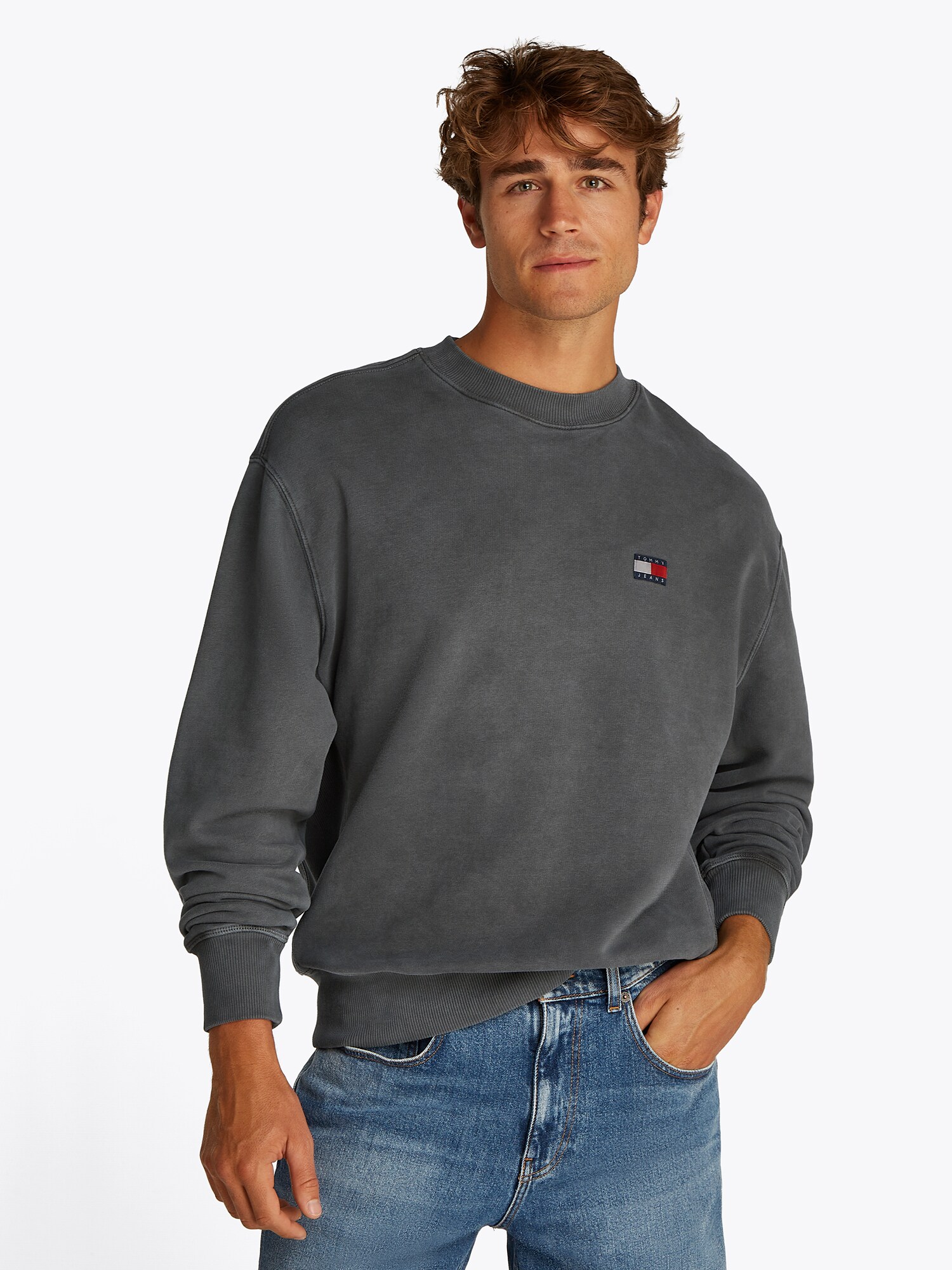 Tommy Jeans Tréning póló  antracit termék 2. képe