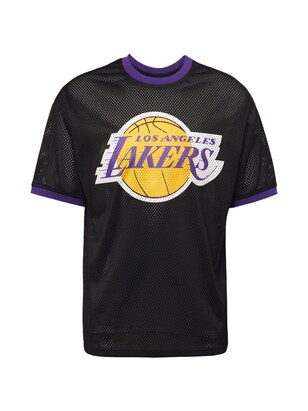 new era Shirt ‘NBA’ Geel / Donkerlila / Zwart / Wit