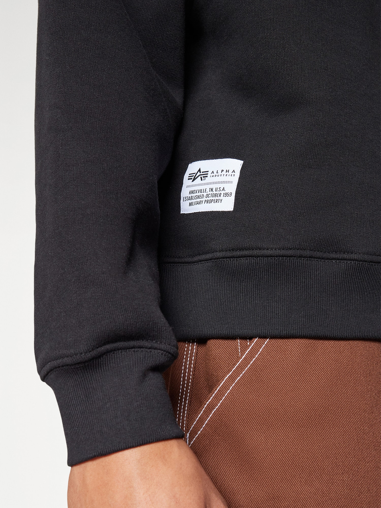 ALPHA INDUSTRIES Mikina zlatá žltá / čierna (obrázok 6)