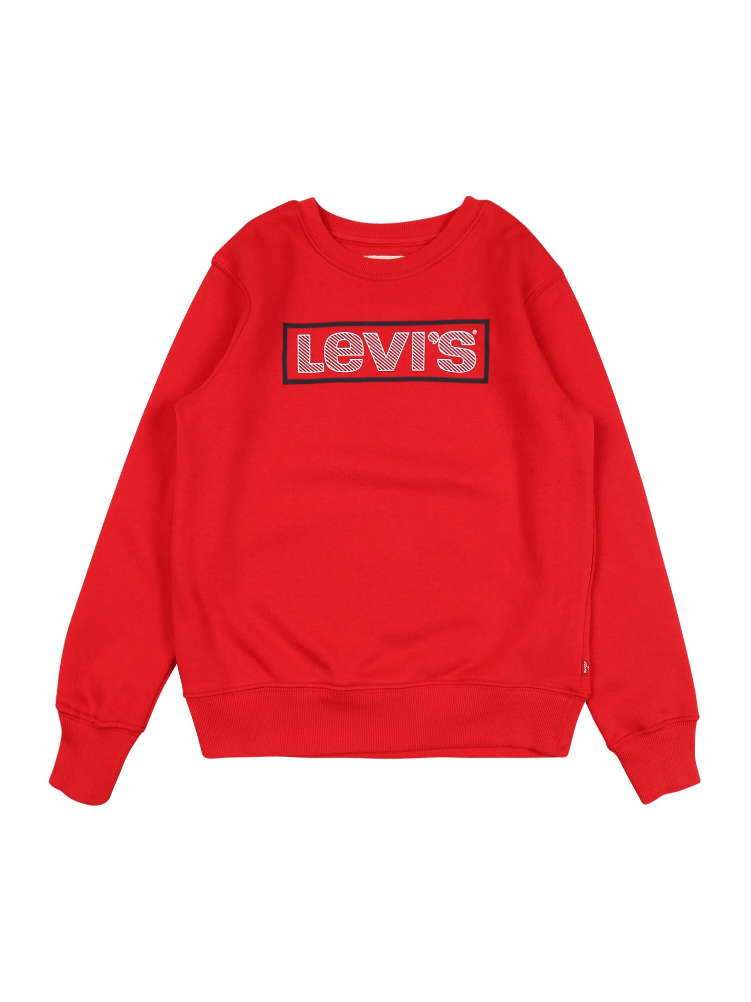 LEVI'S Megztinis be užsegimo  ryškiai raudona / tamsiai mėlyna / balta
