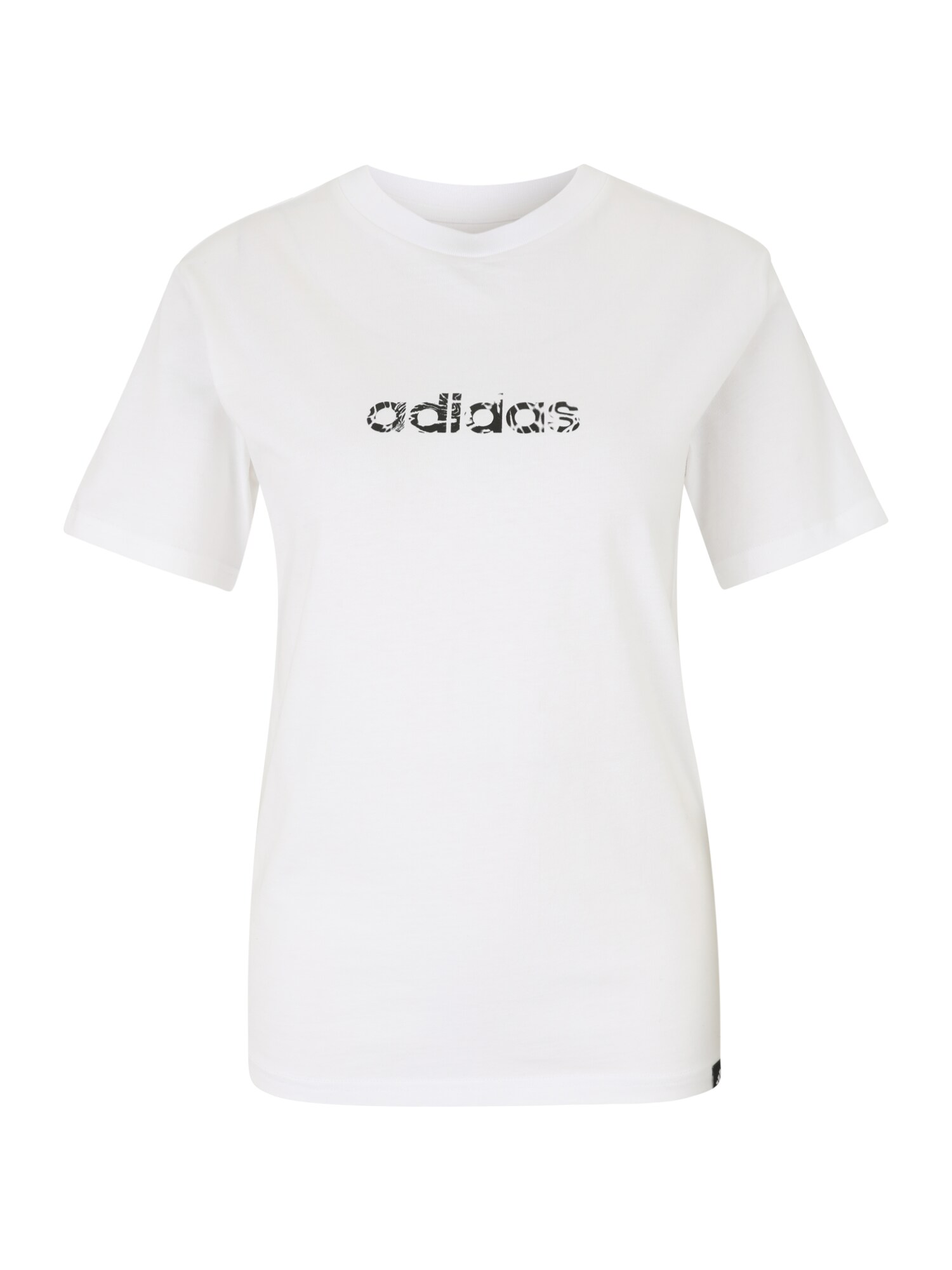 ADIDAS SPORTSWEAR Tricou funcțional  negru / alb