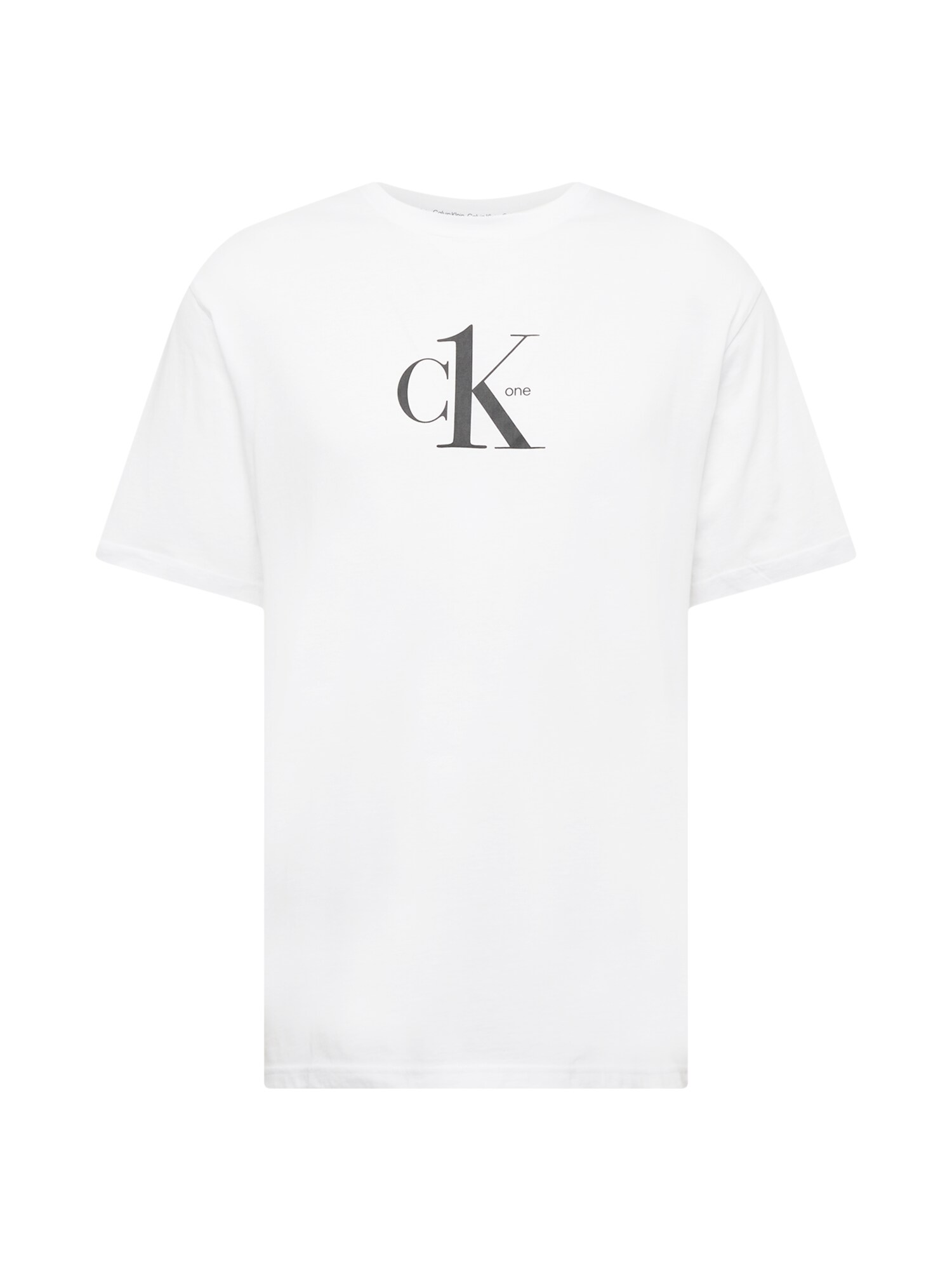 Calvin Klein Swimwear Тениска  черно / бяло