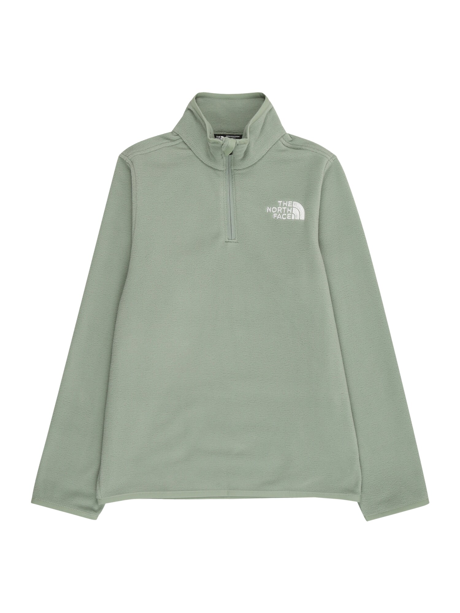 THE NORTH FACE Sportpulóverek 'GLACIER'  világoszöld / fehér akciós termékkép 1
