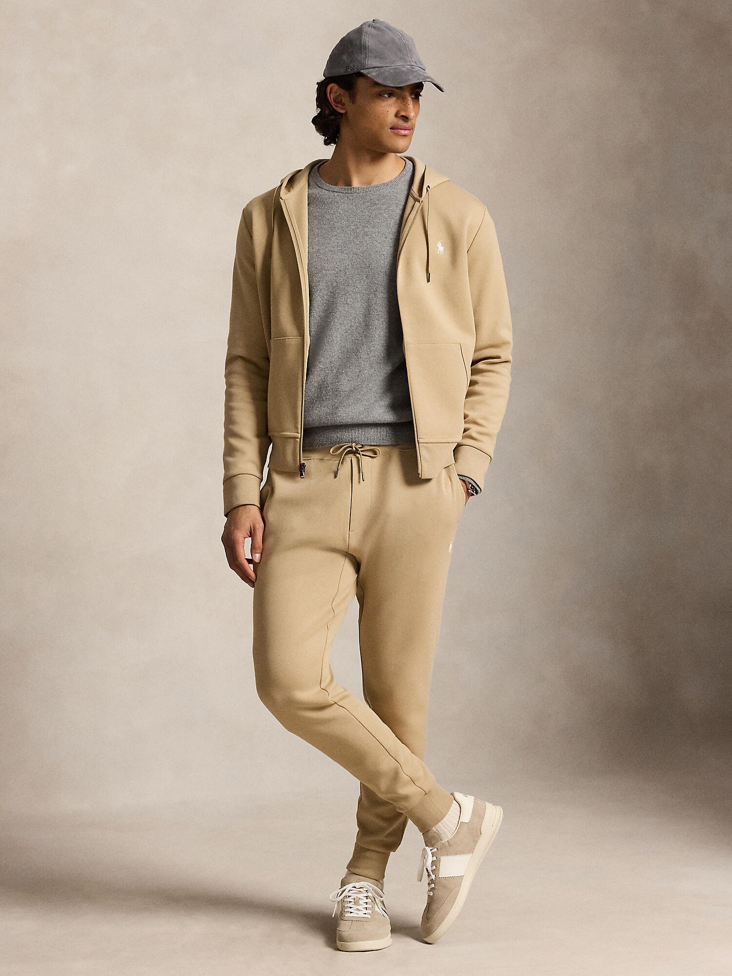 Polo Ralph Lauren Sudadera con cremallera  caqui – imagen 4