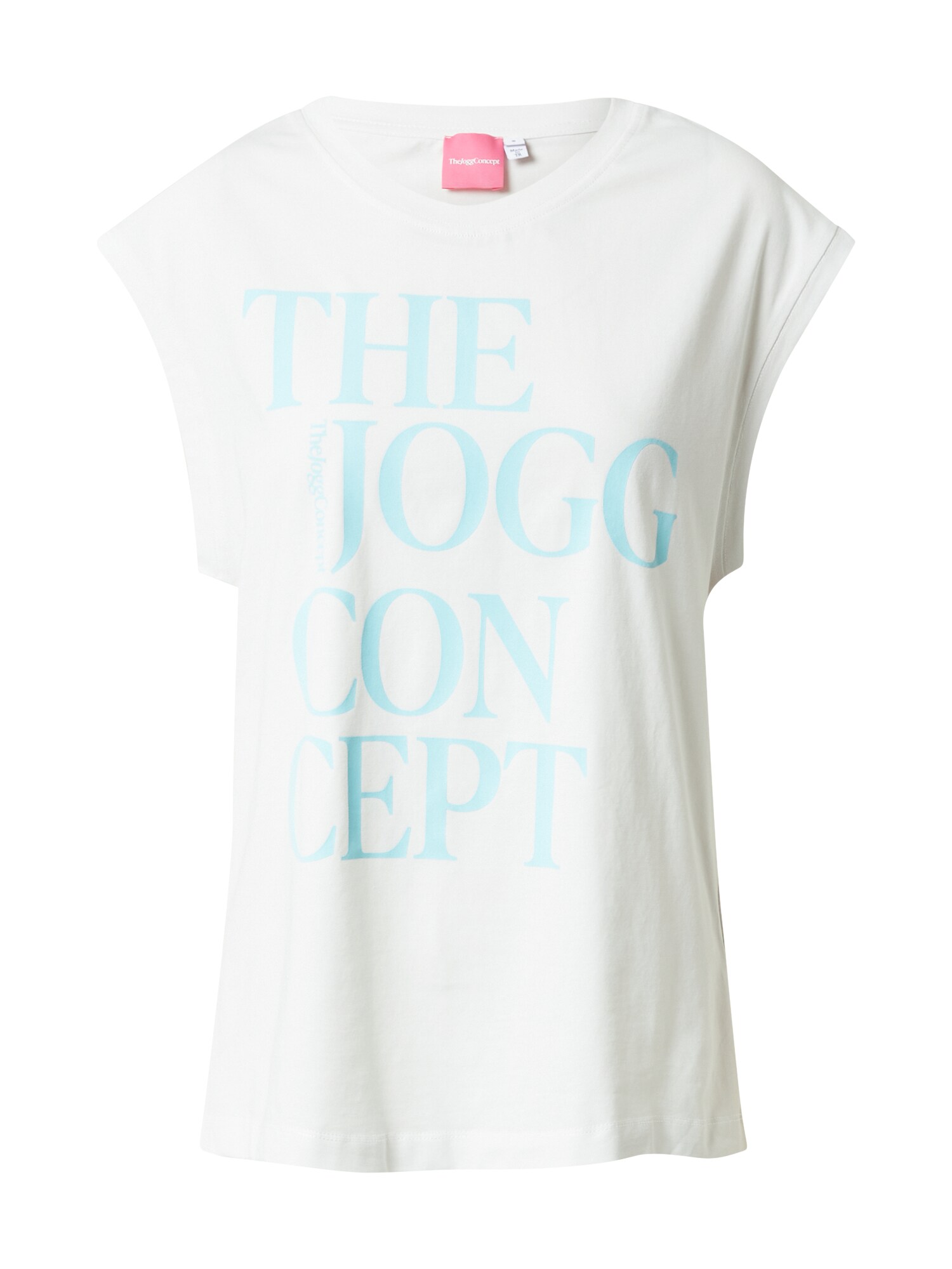 The Jogg Concept Marškinėliai balta / turkio spalva