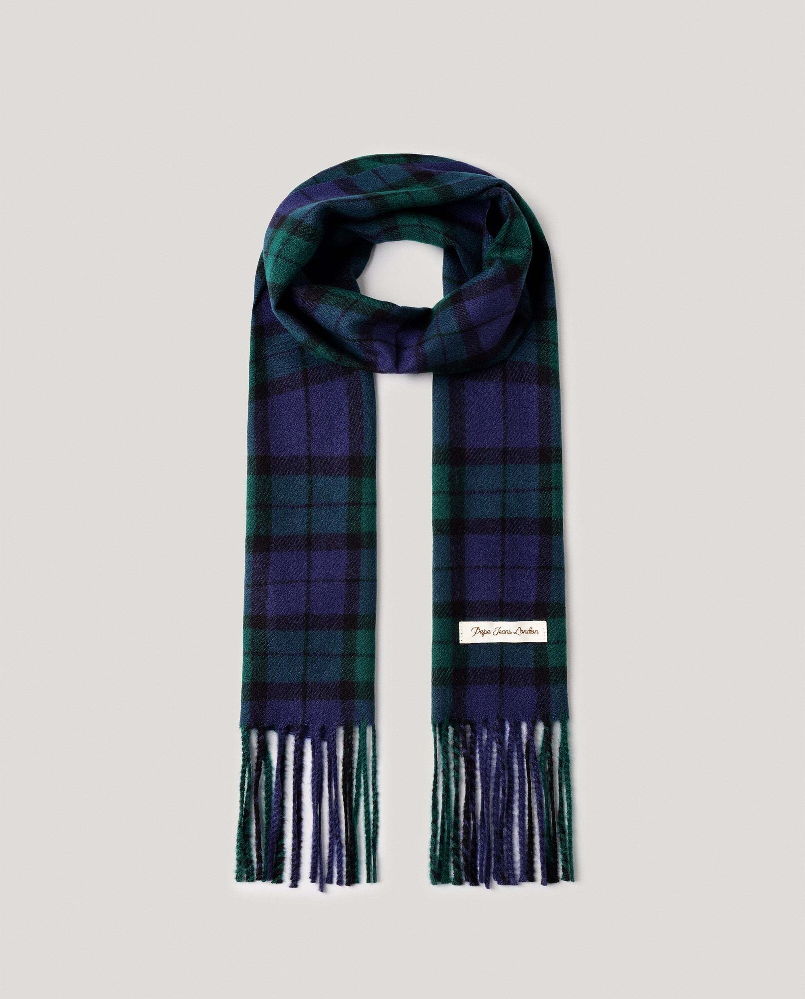 Pepe Jeans Chal 'Varden Tartan'  navy / verde oscuro – imagen 3