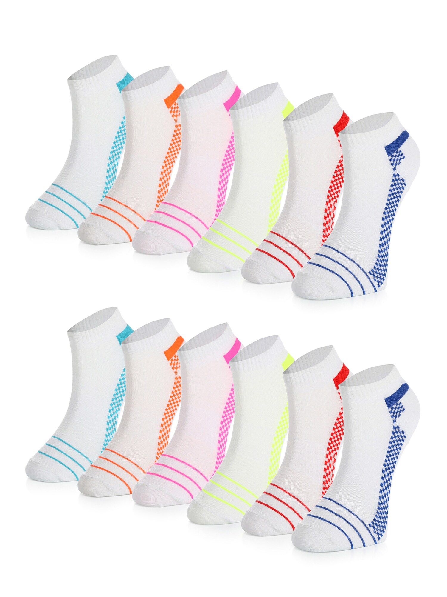 Crea Socks Calcetines invisibles 'Regular Athletic Socks' blanco