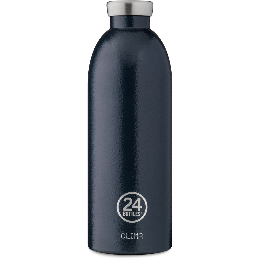 24Bottles Trinkflasche 'Clima' 850 ml Herren Größe one size nachtblau / silber