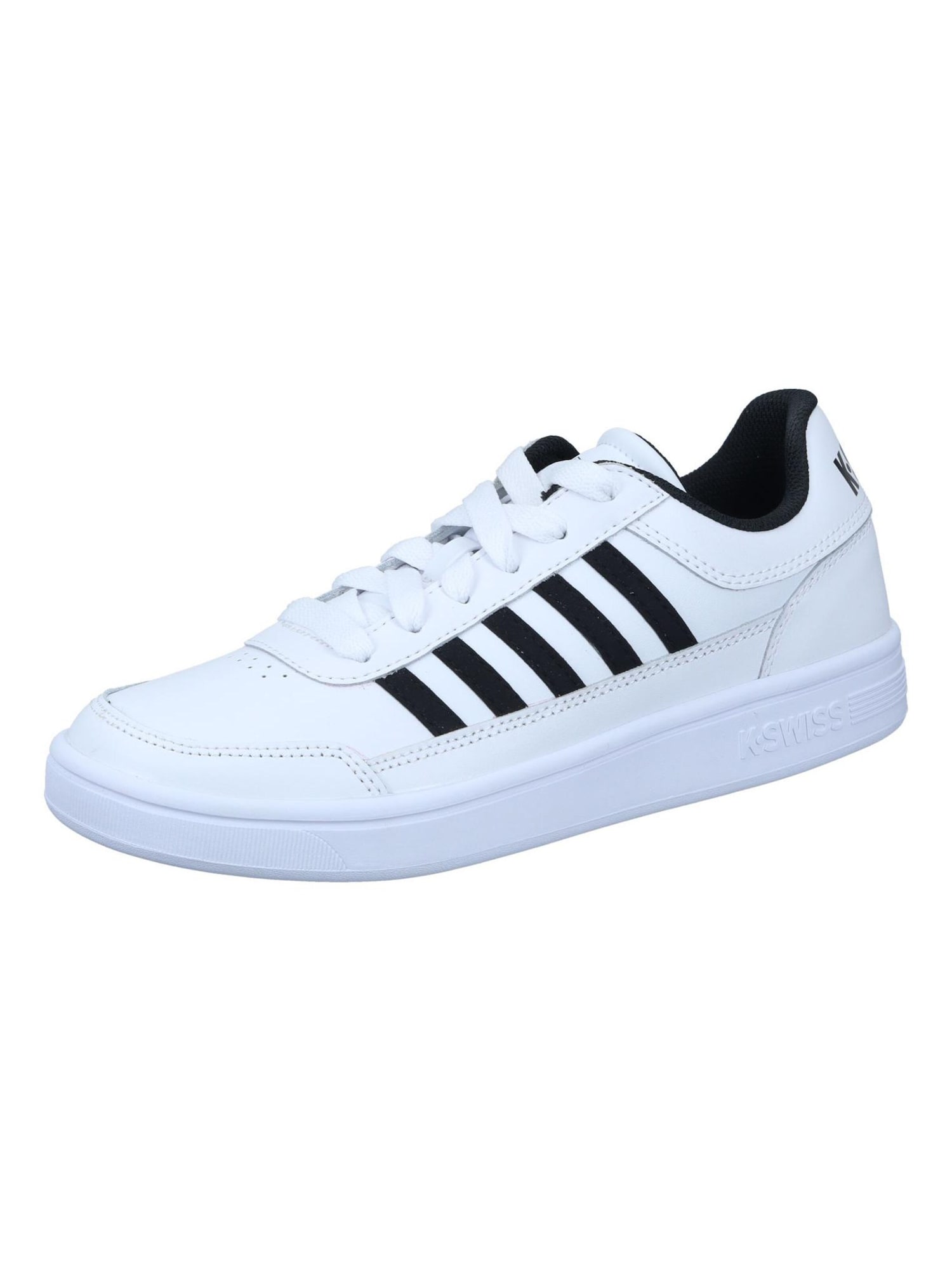 K-SWISS Zapatos con cordón 'Court Chasseur'  negro / blanco
