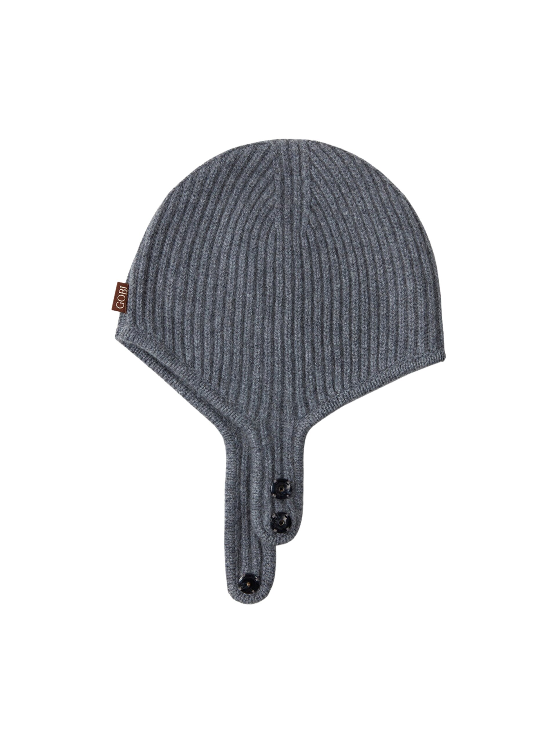 GOBI Cashmere Mössa 'Knitted Aviator Cap' dam