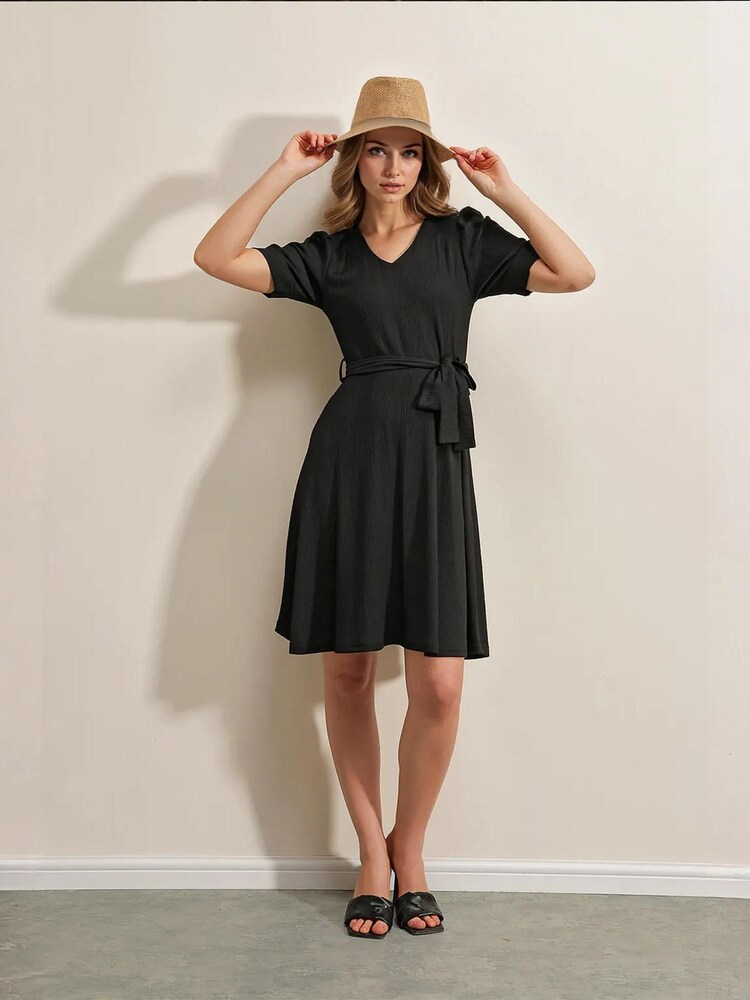 Bigdart Strickkleid Damen Größe S schwarz