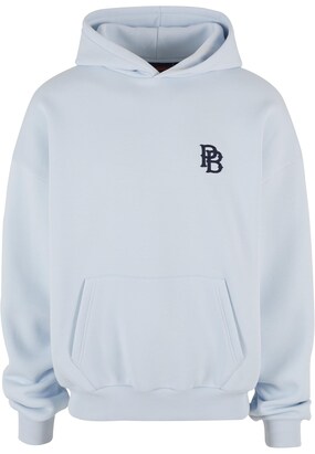 Prohibited Sweatshirt ‘Pitch’ Duifblauw / Safraan / Zwart / Wit