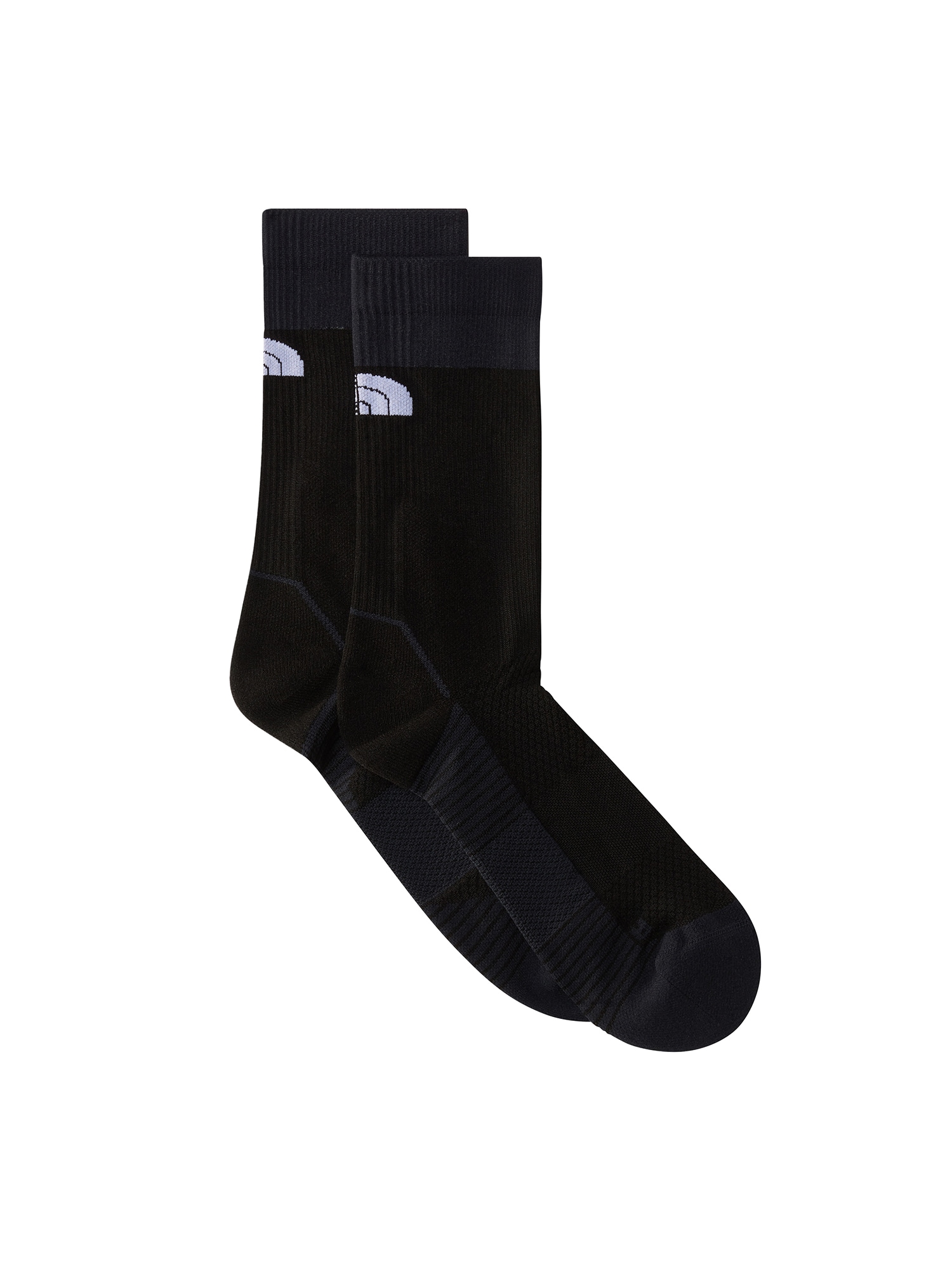 THE NORTH FACE Șosete TRAIL RUN SOCK CREW  negru / alb