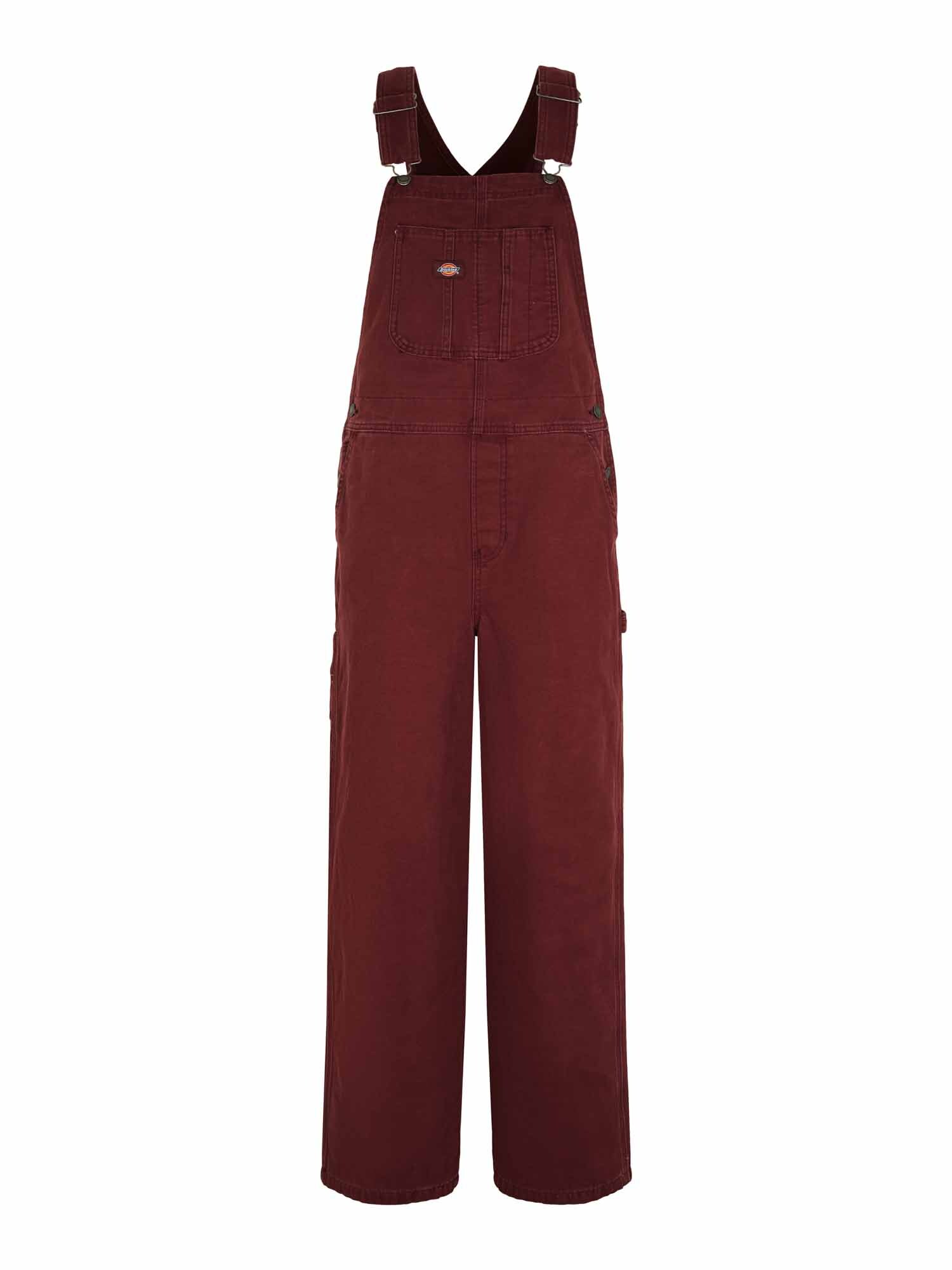 DICKIES Salopeta Bib  maro ruginiu