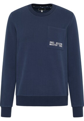 DreiMaster Maritim Sweatshirt Marine / Wit