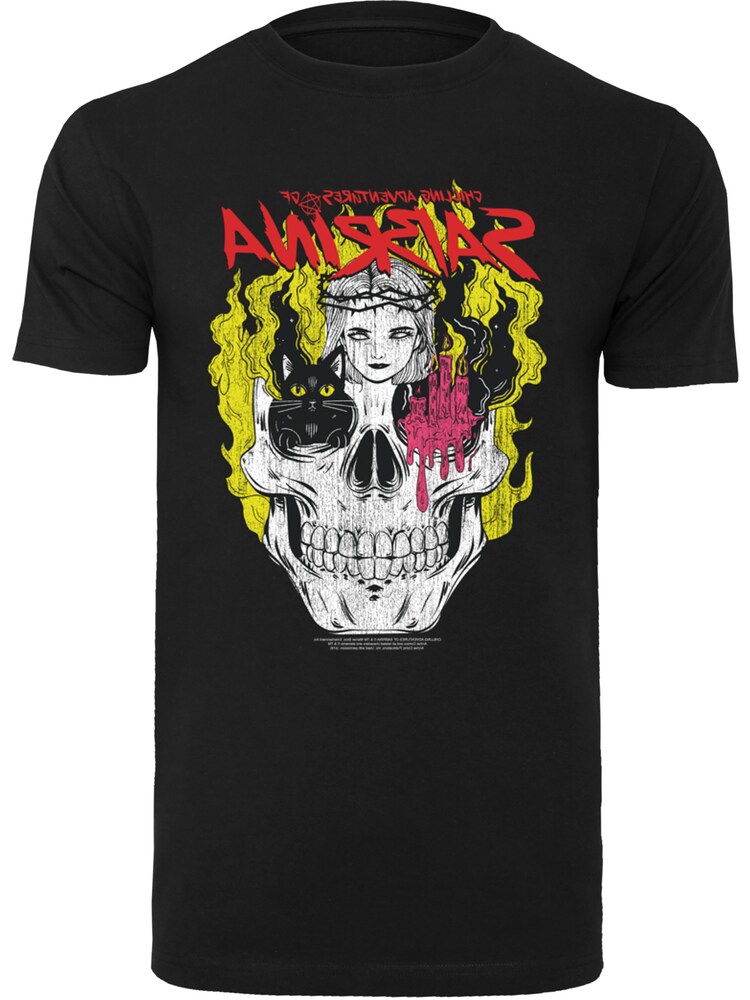F4NT4STIC T-Shirt 'Adventures Of Sabrina Boys Skull' Herren Größe 4XL gelb / rot / schwarz / weiß