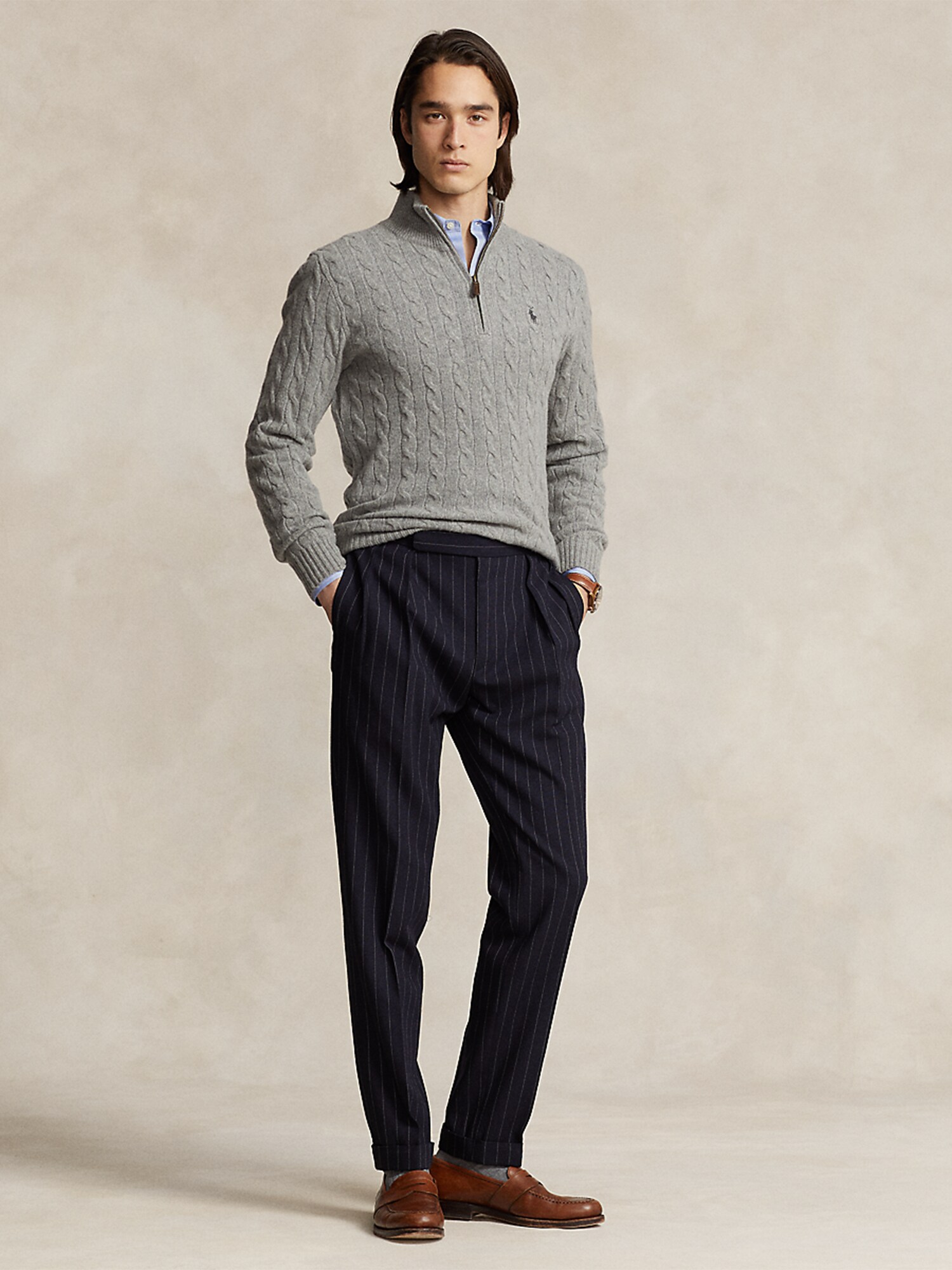 Polo Ralph Lauren Jersey  gris – imagen 13
