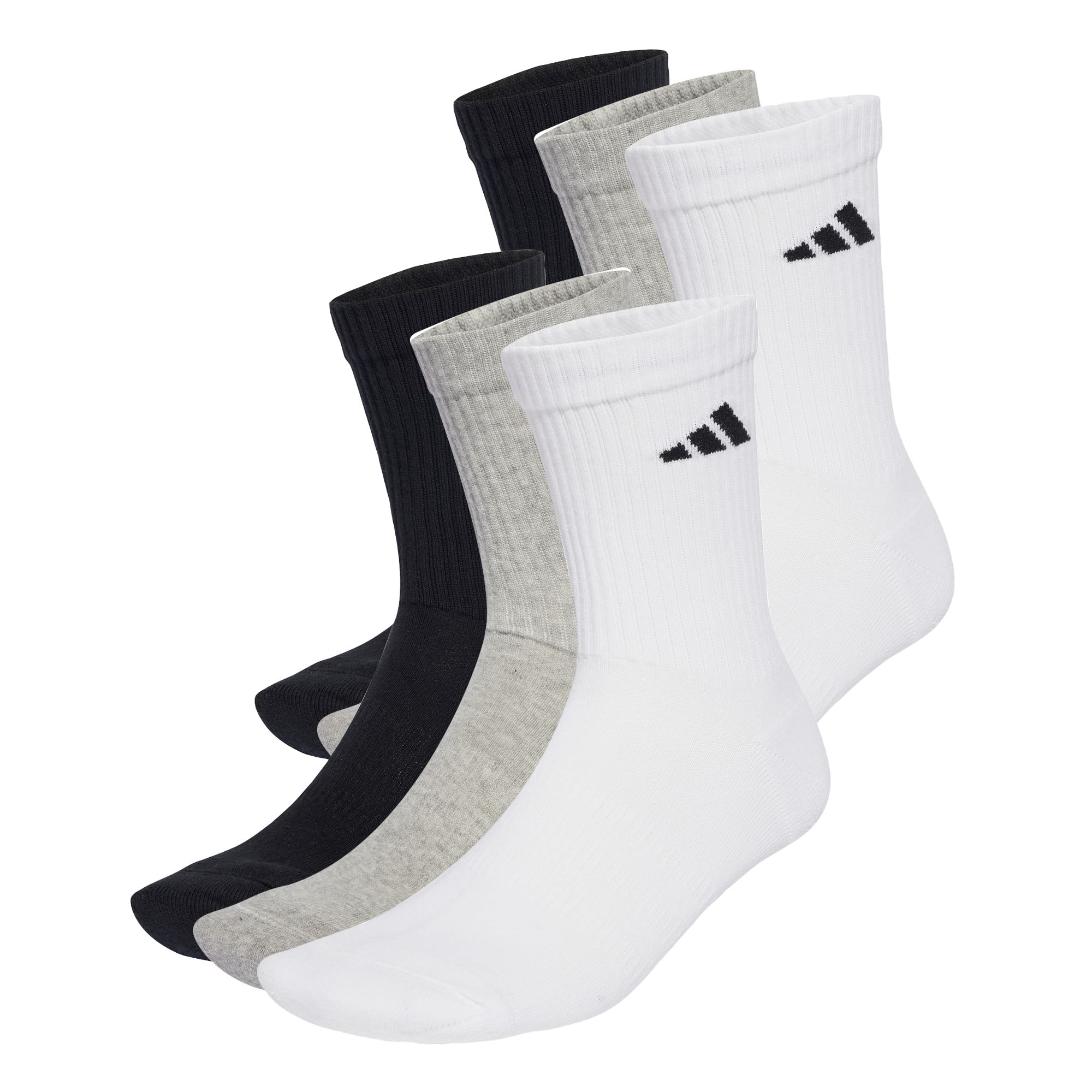 ADIDAS PERFORMANCE Sportzoknik  szürke melír / fekete / fehér akciós termékkép 1