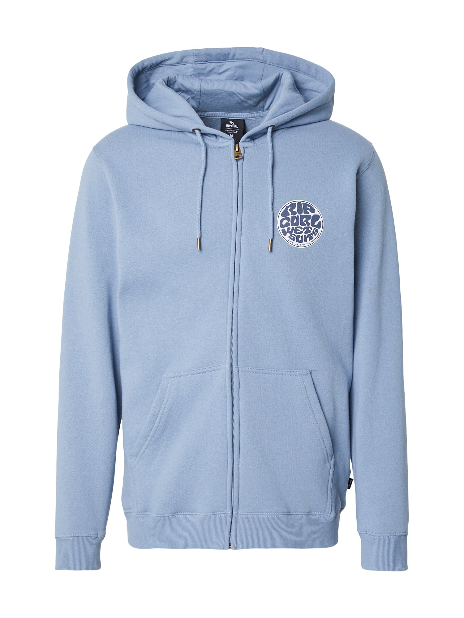 RIP CURL Športna jopa na zadrgo 'WETTIE PASSAGE'  golobje modra / svetlo modra / bela