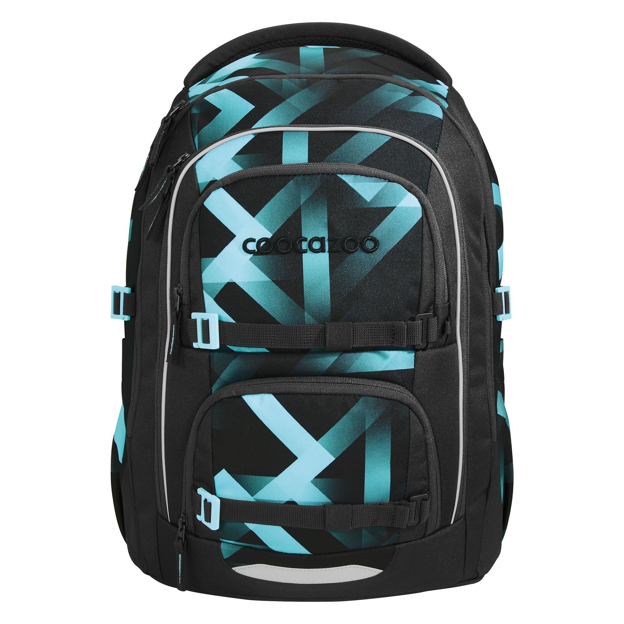 Coocazoo Rugzak 'Porter' Turquoise / Zwart