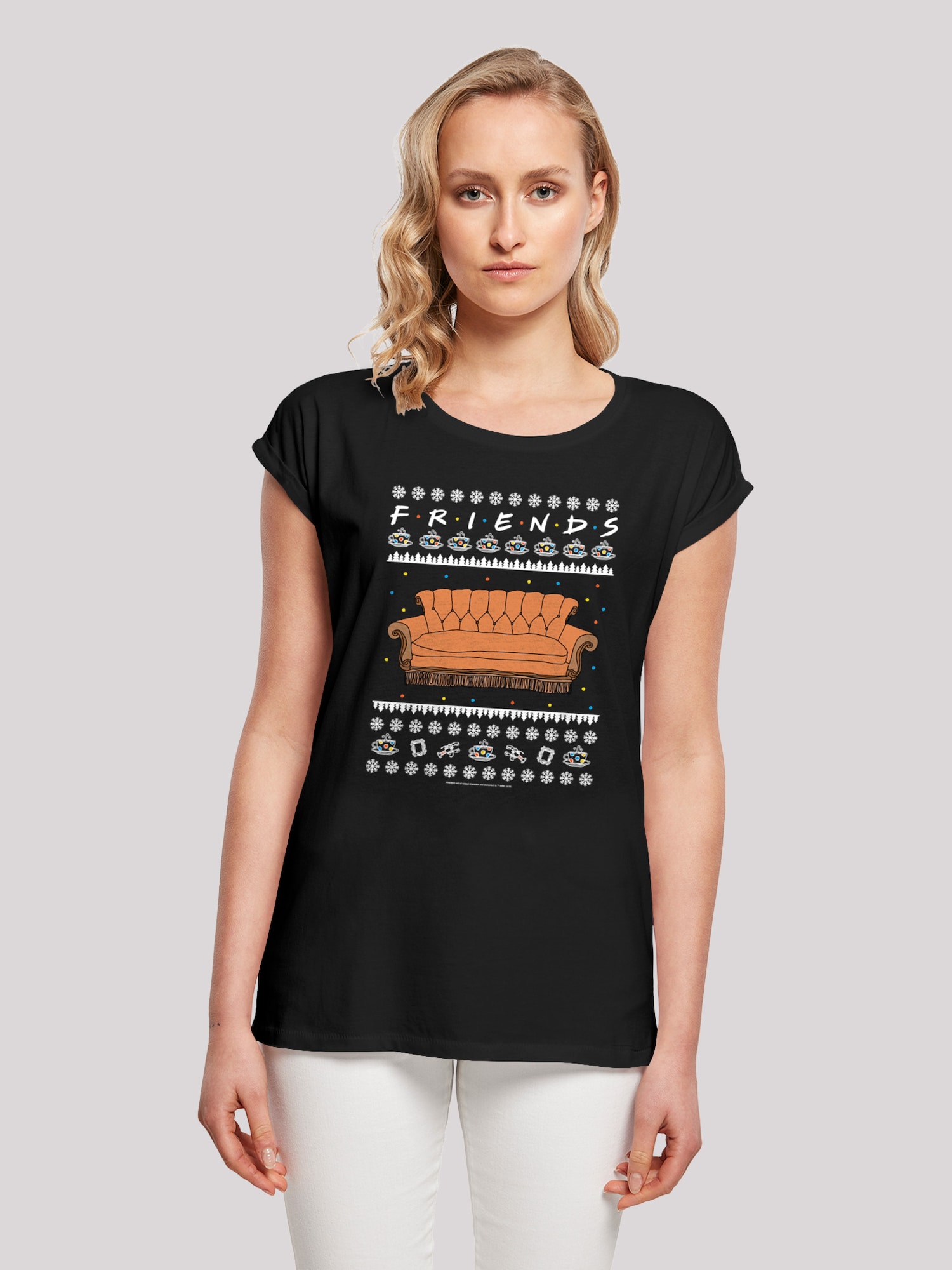 Thumbnail - F4NT4STIC T-Shirt Friends Fair Isle Couch