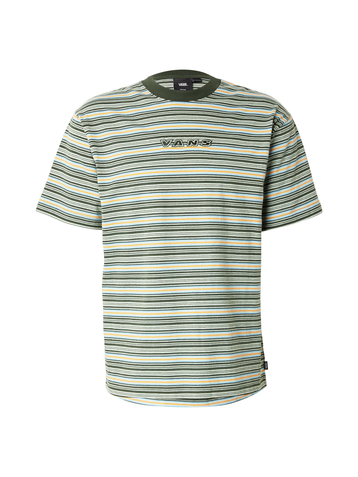 VANS Tricou Cameron  crem / albastru deschis / oliv / portocaliu