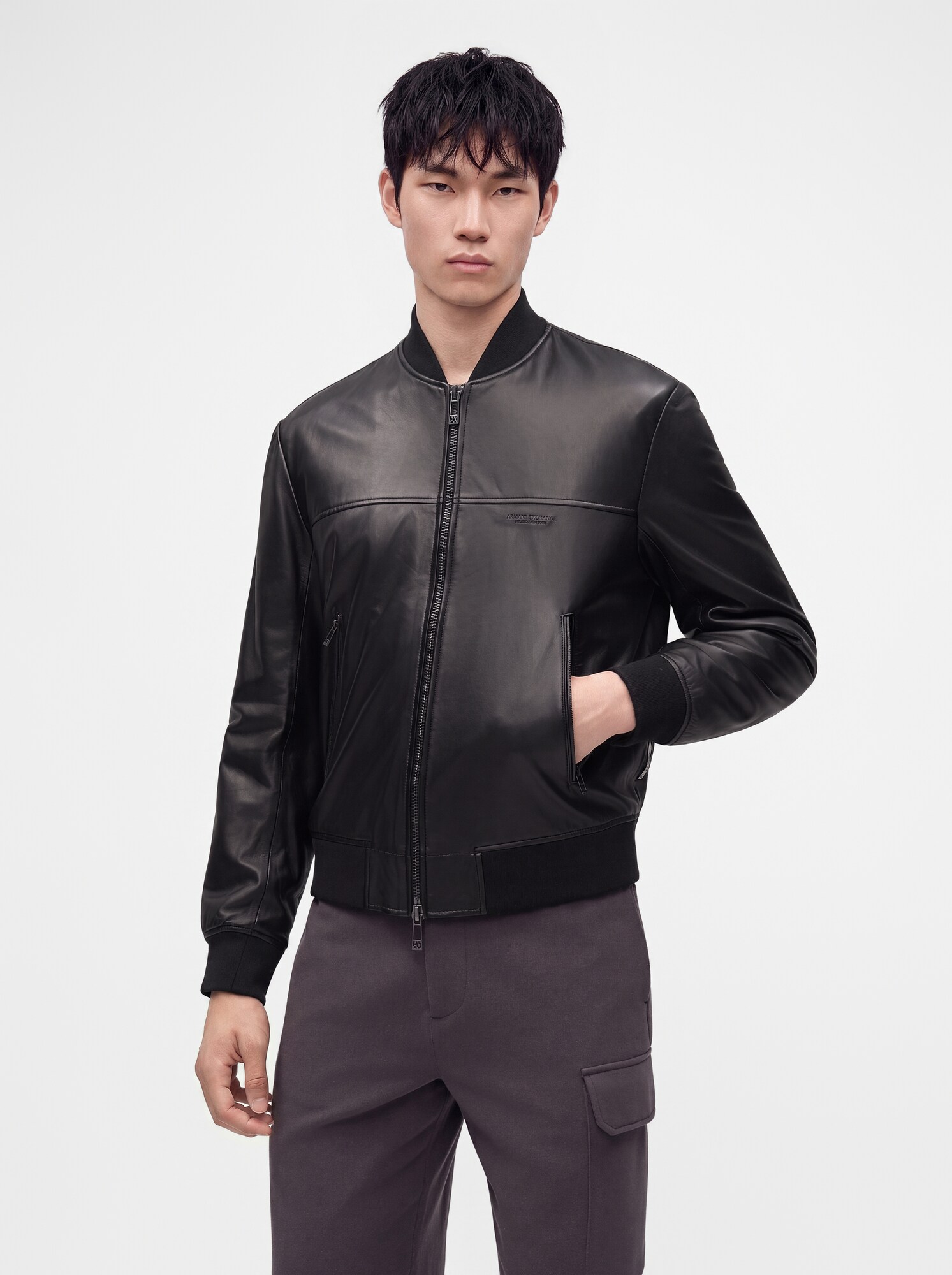 ARMANI EXCHANGE Chaqueta de entretiempo negro – imagen 15