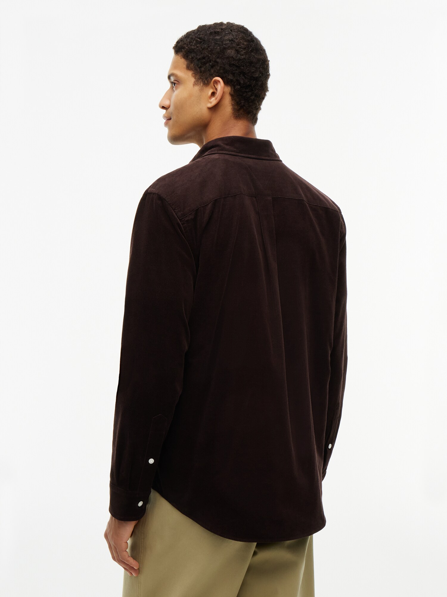 TOMMY HILFIGER Camisa  marrón oscuro – imagen 7