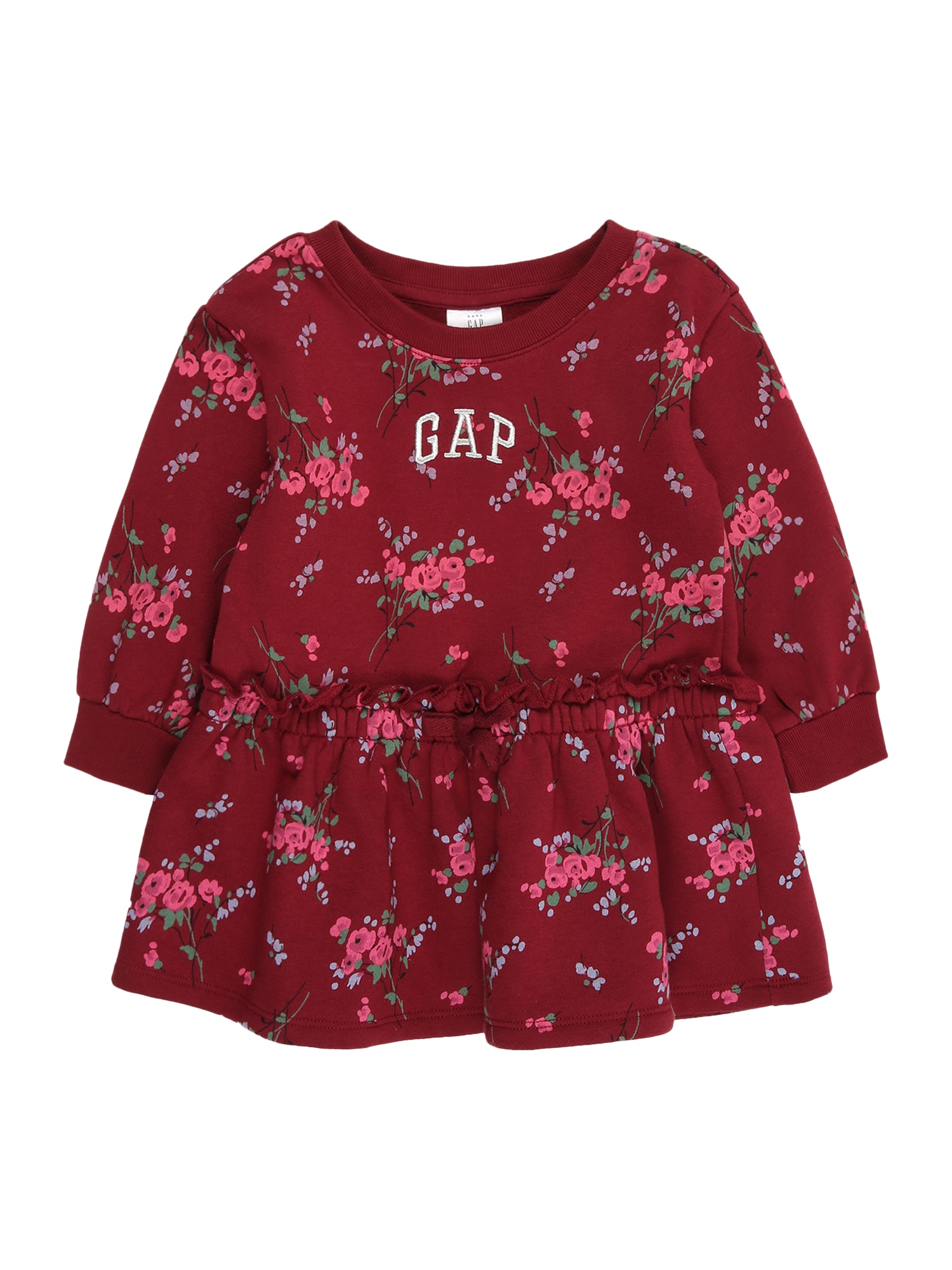 GAP Rochie  verde pin / roz / roșu cranberry