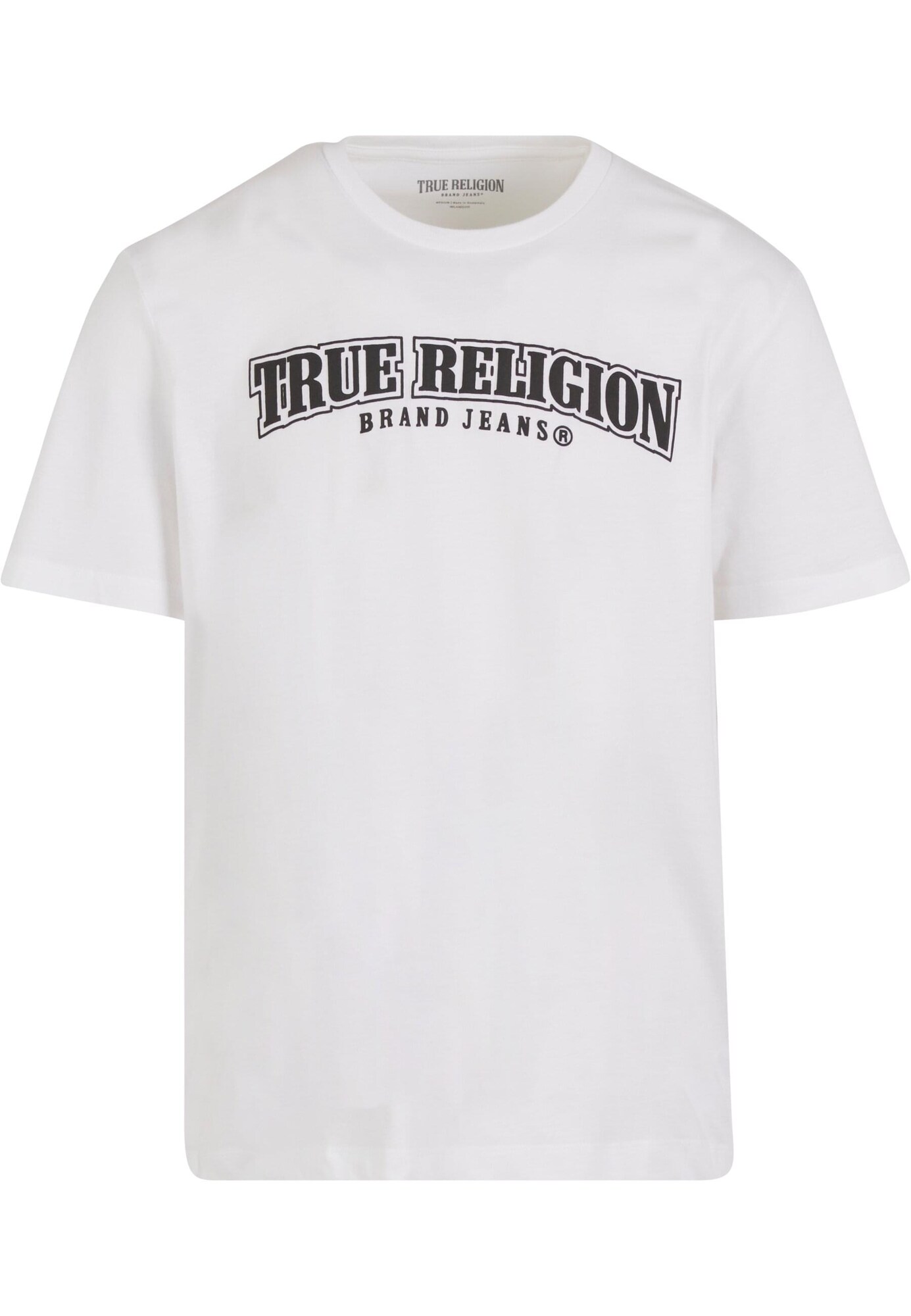 True Religion Tricou Nu Brush  negru / alb
