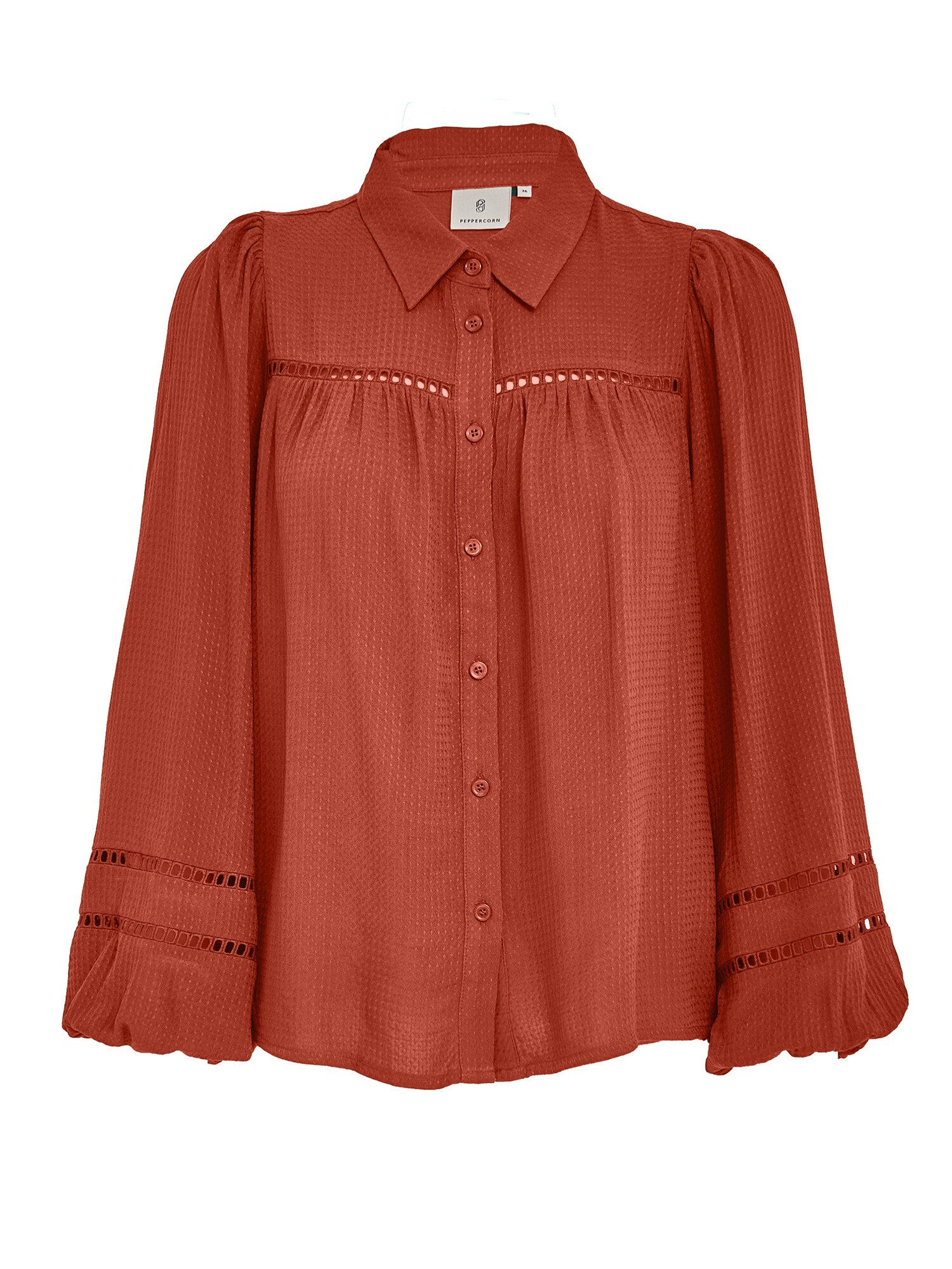 Peppercorn Bluză Babro  roșu ruginiu