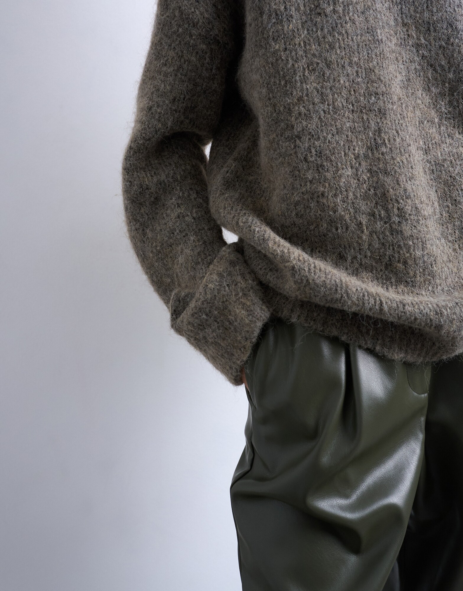 TOPSHOP Sveter 'KILLE'  hnedá (obrázok 4)