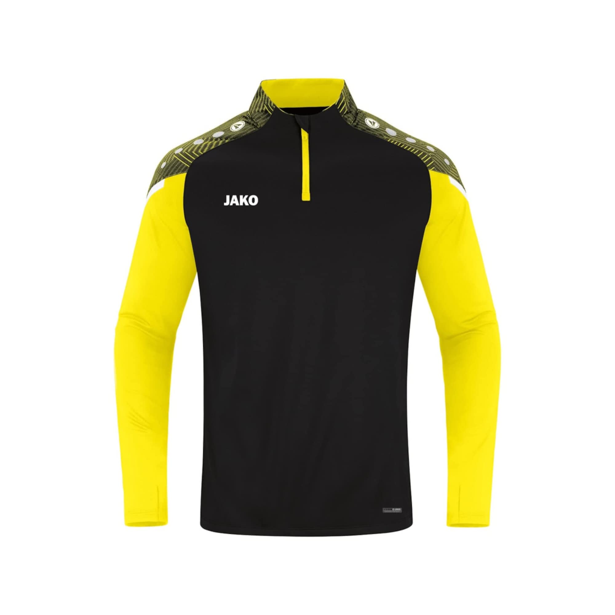 JAKO Tricou funcțional  galben neon / negru / alb