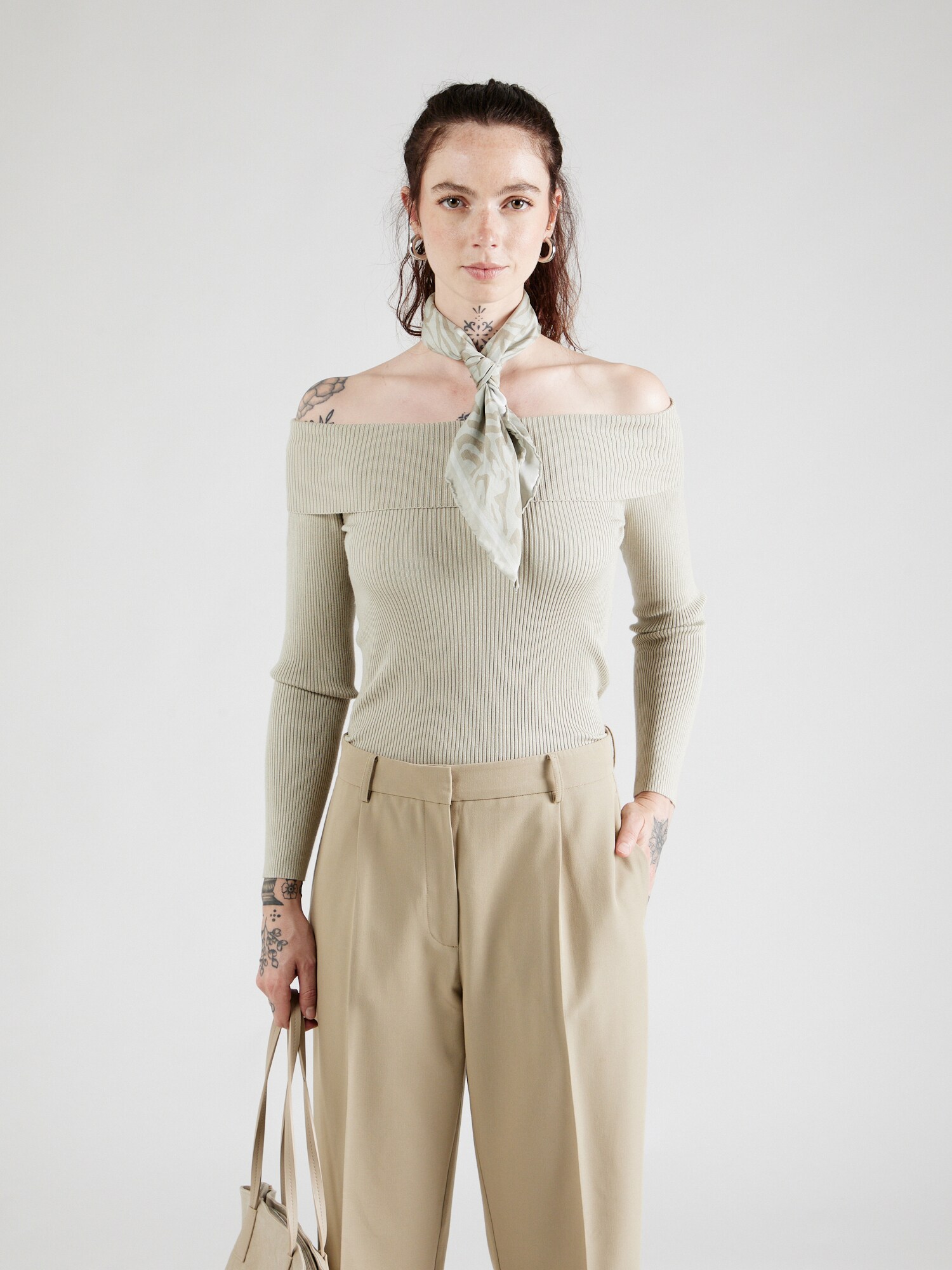 VERO MODA Pulóver 'VMWILLOW'  greige termék 2. képe
