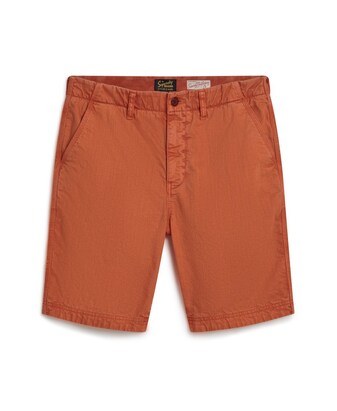 Superdry Chino ‘Officer’ Roestbruin / Donkeroranje