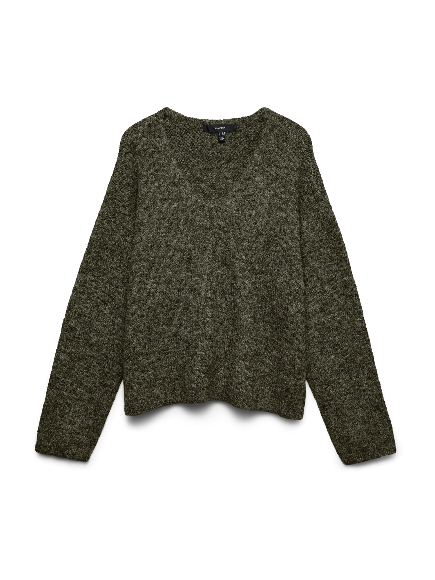 VERO MODA Pulover VMBERRY verde amestecat