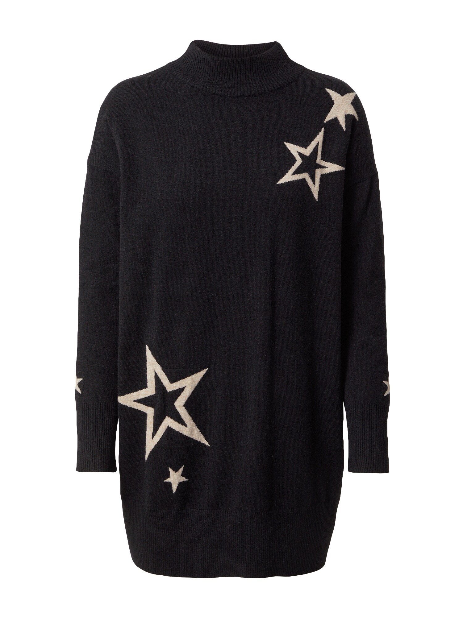 Wallis Megztinis 'Star' juoda / smėlio spalva