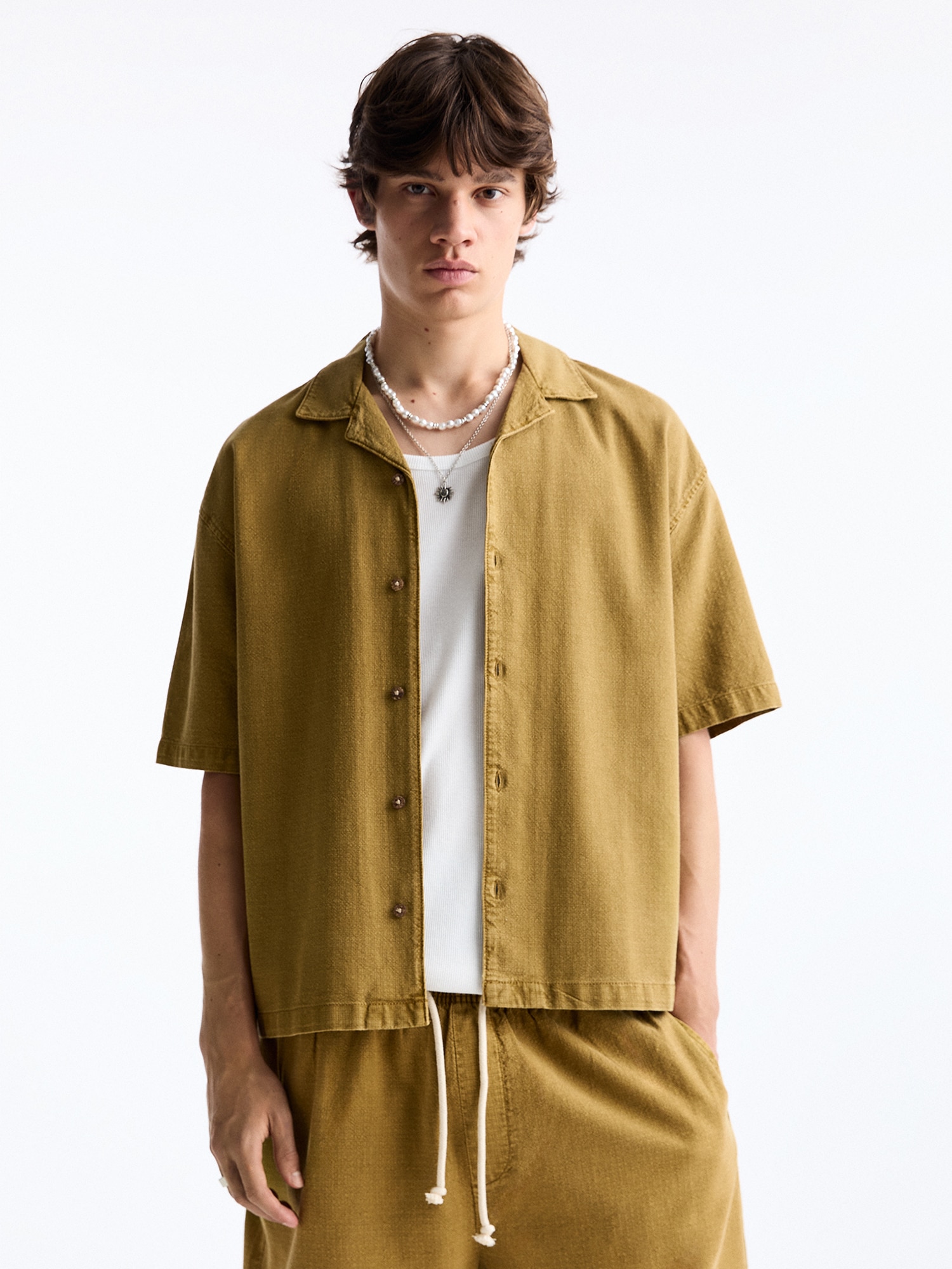 Pull&Bear Ing  olíva termék 2. képe