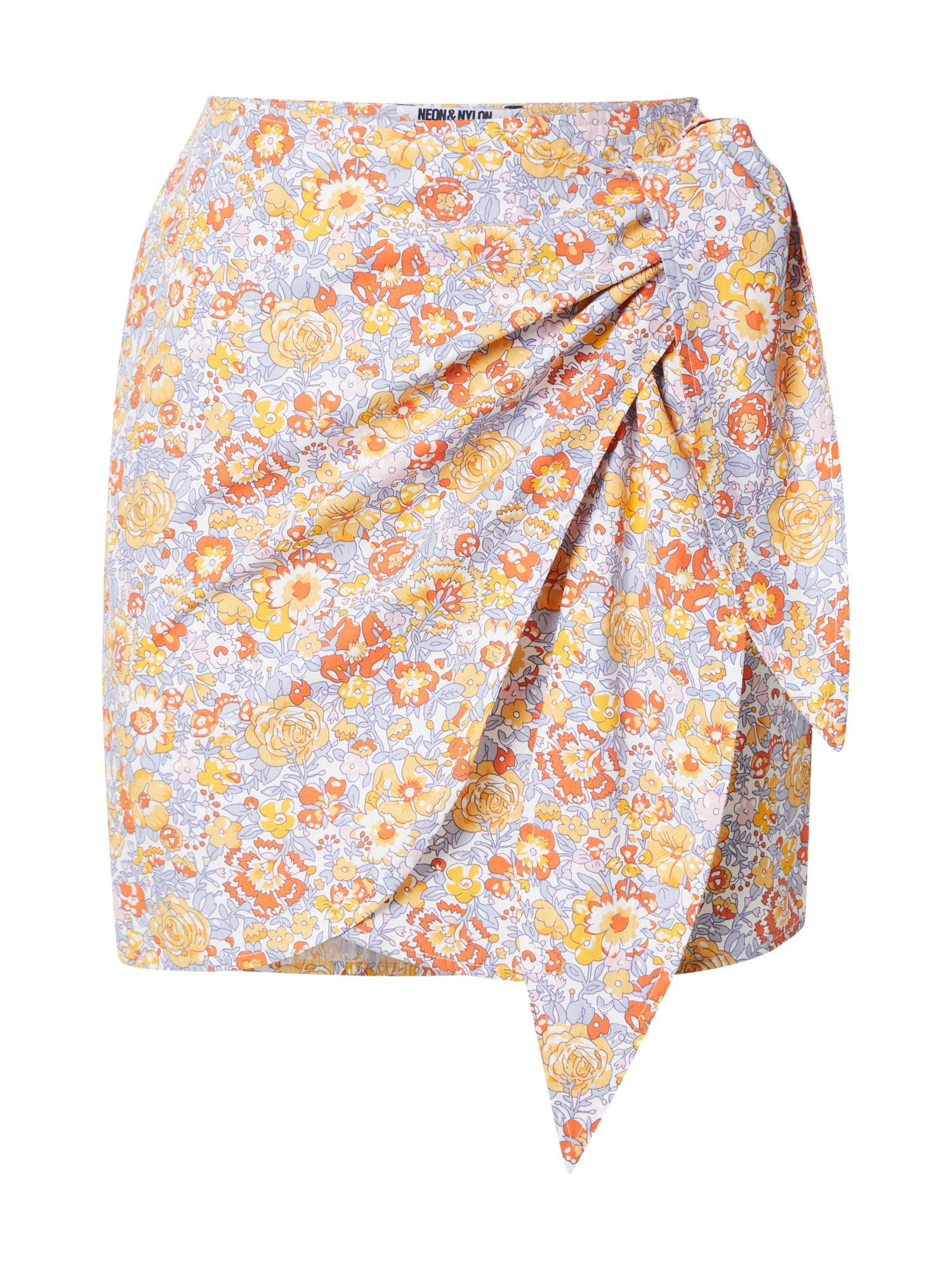 NEON & NYLON Suknja 'PRISCILLA'  opal / žuta / narančasta / tamno narančasta / bijela