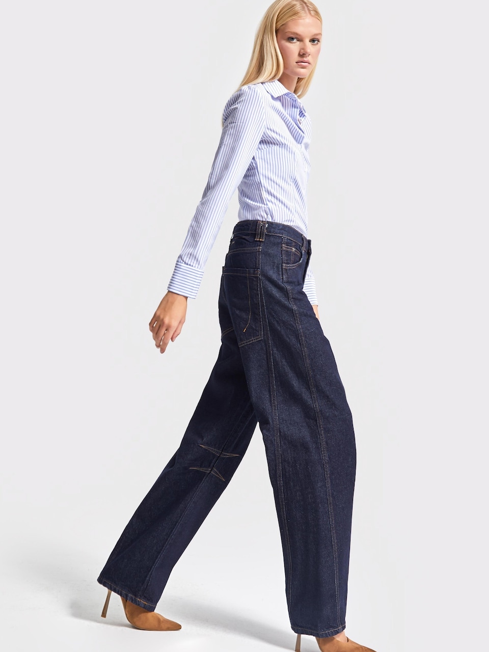 Jeans 'Baggy Mid Rise Jeans (Lenght 28)'