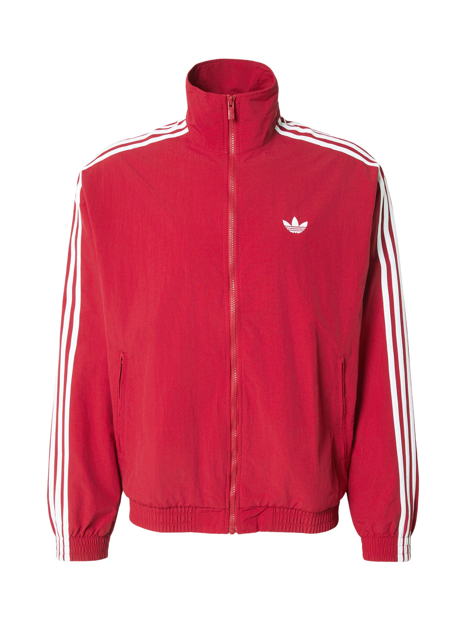 ADIDAS ORIGINALS Prechodná bunda 'Firebird'  červená / biela