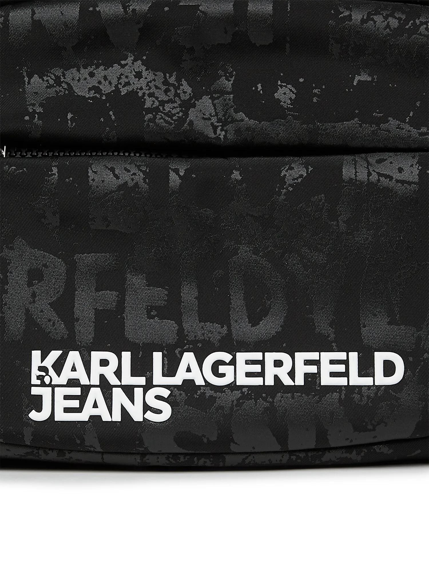 KARL LAGERFELD JEANS Bolso de hombro  negro / blanco – imagen 11