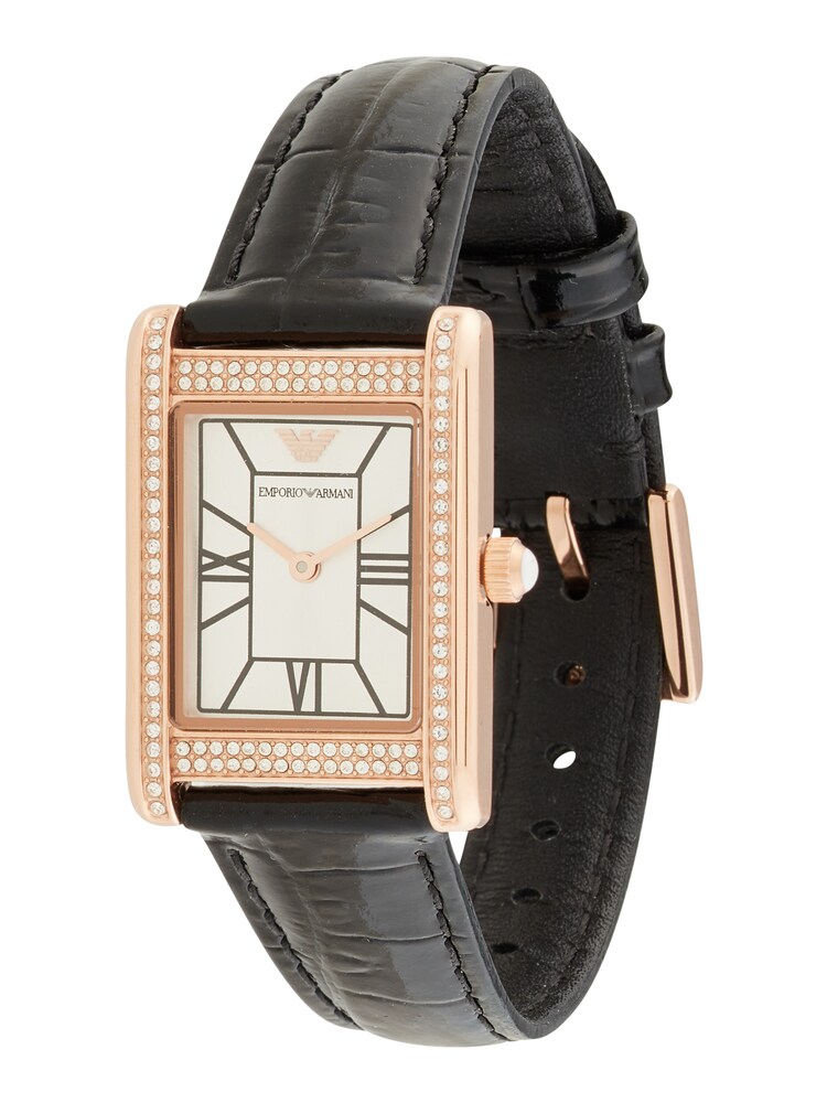 Emporio Armani Uhr Damen Größe One Size rosegold / schwarz