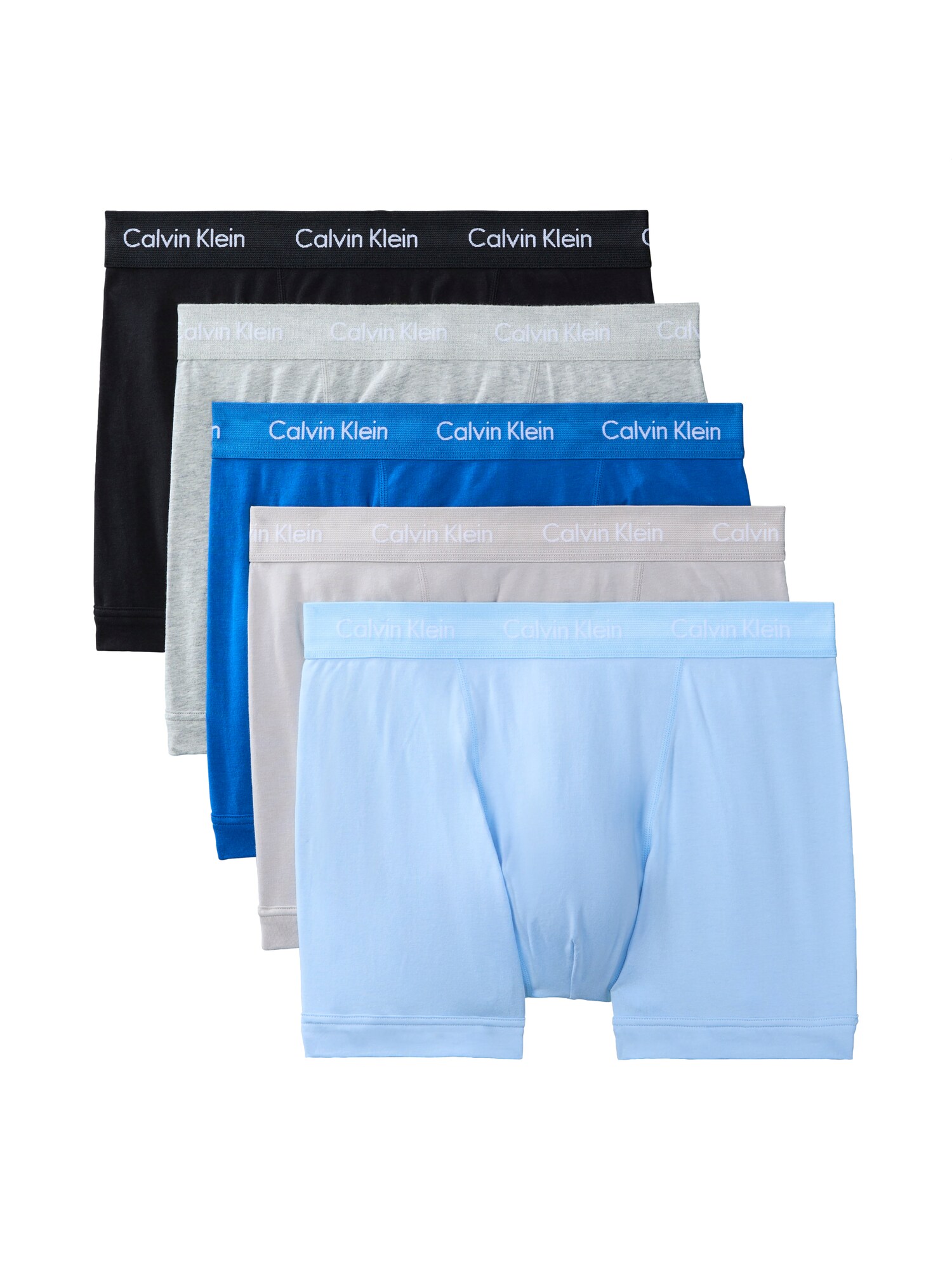 Calvin Klein Underwear Boxeri  bej / albastru deschis / negru / alb
