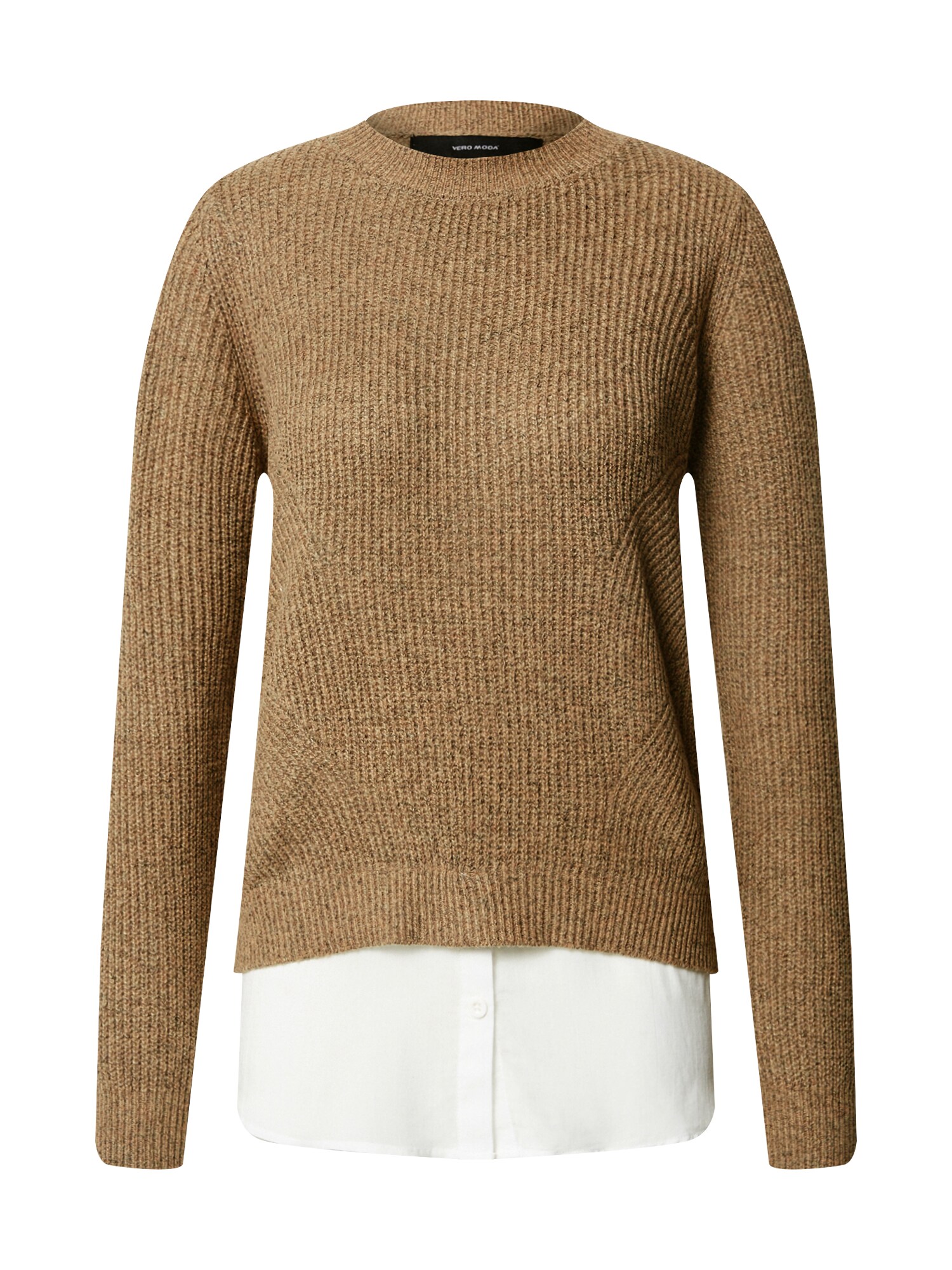 VERO MODA Megztinis  balta / ruda